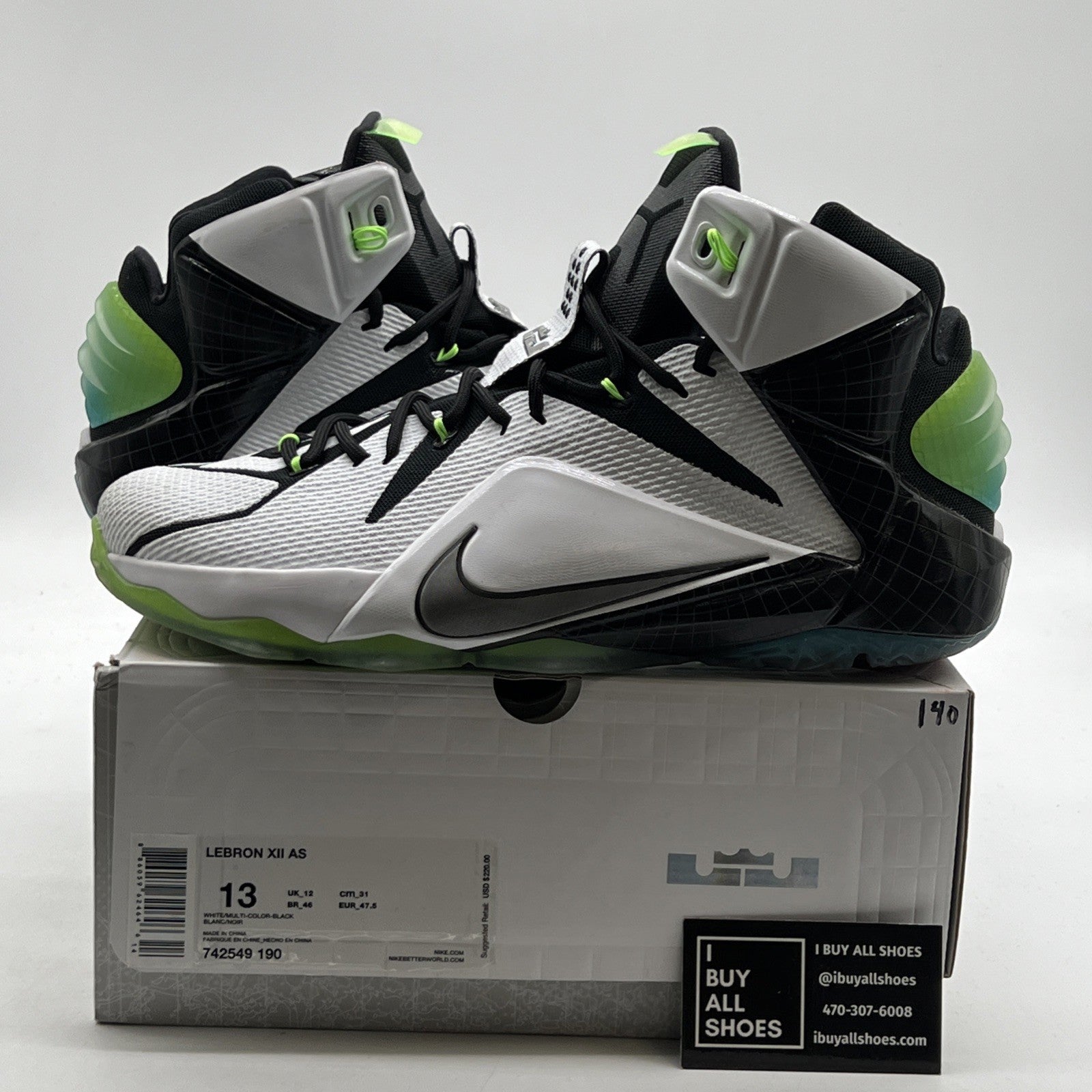 Size 13 - Nike LeBron 12 All Star (742549-190)