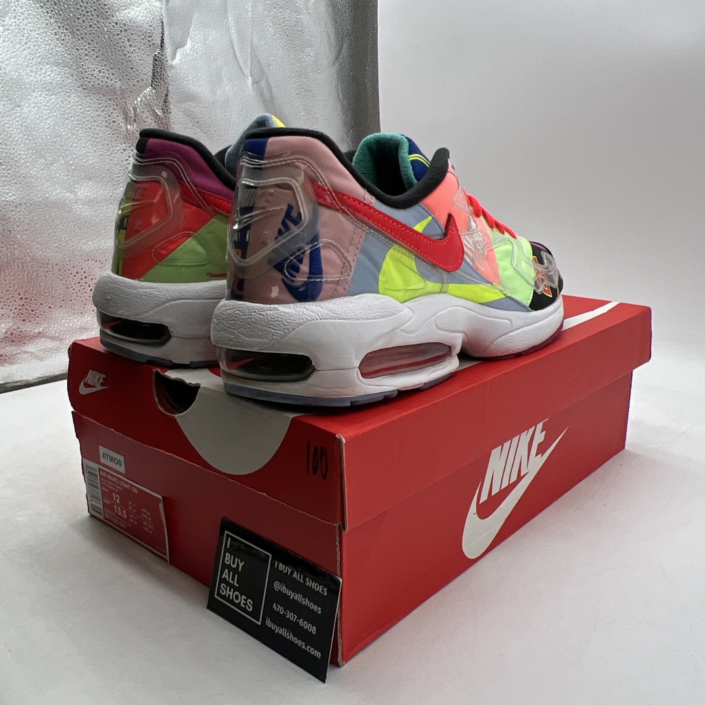 Size 12 - Nike Atmos x Air Max 2 Light QS Logos (BV7406-001)