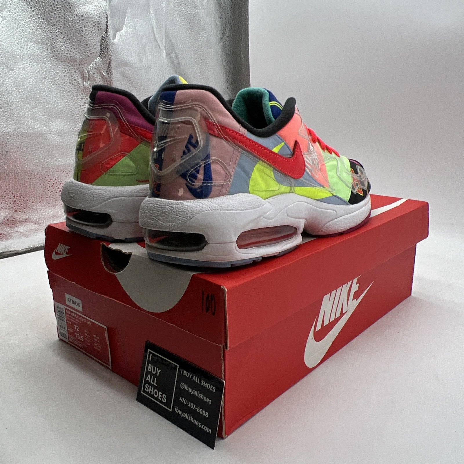 Size 12 - Nike Atmos x Air Max 2 Light QS Logos (BV7406-001)