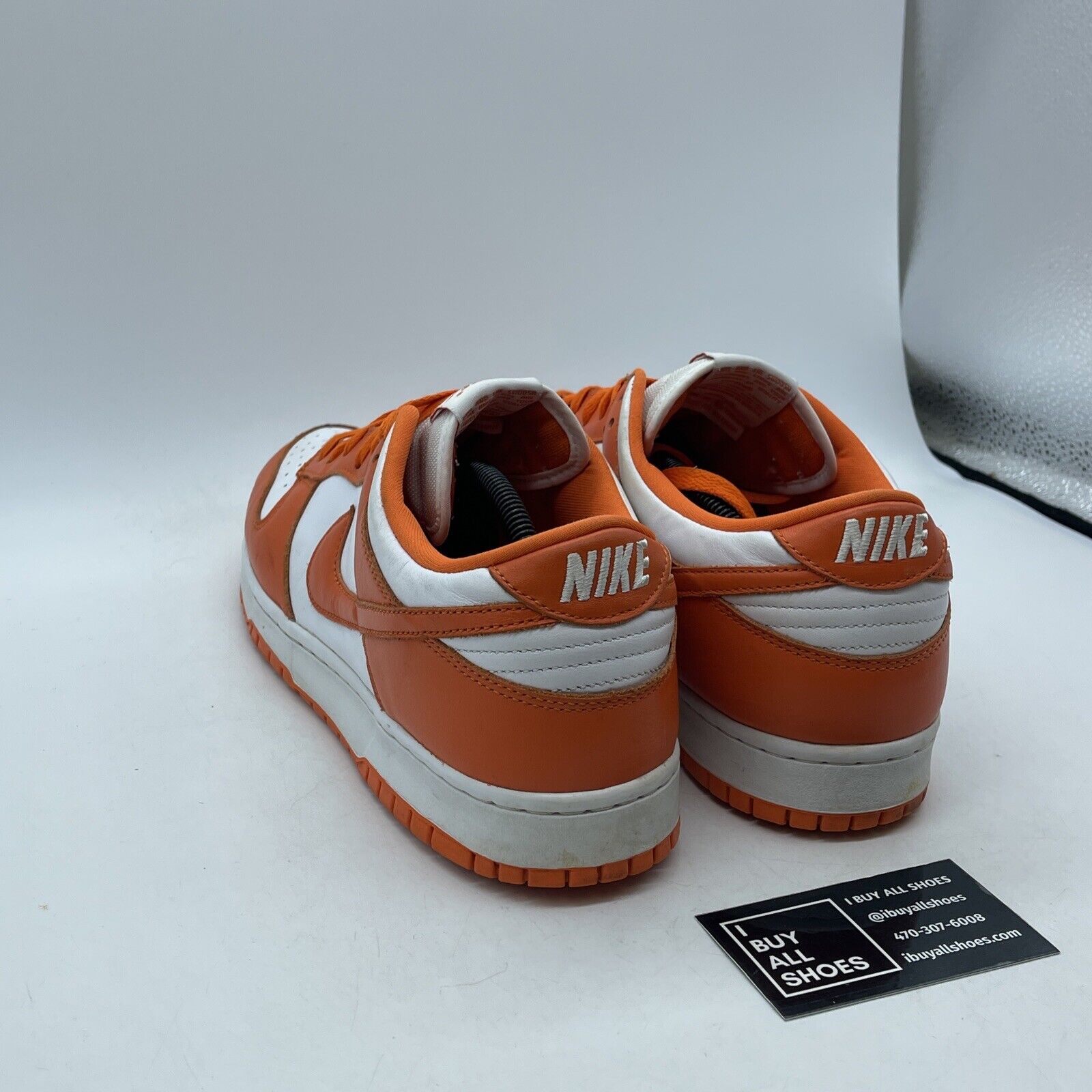 Size 12 - Nike Dunk Low Retro SP Syracuse Orange White Leather Suede (CU1726–101