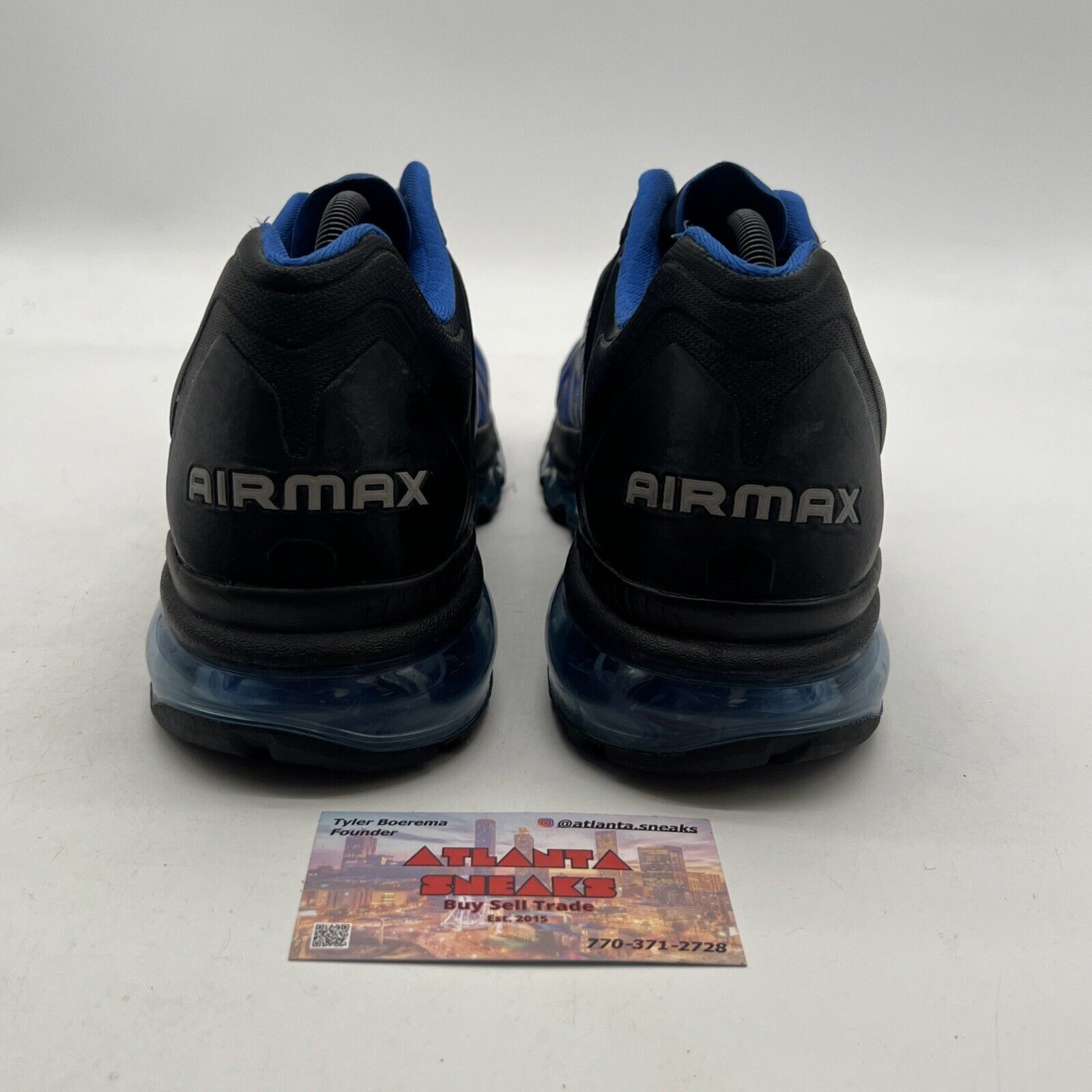 Size 11 - Nike Air Max+ (429889-042) 2011 Blue Black Silver Air Max