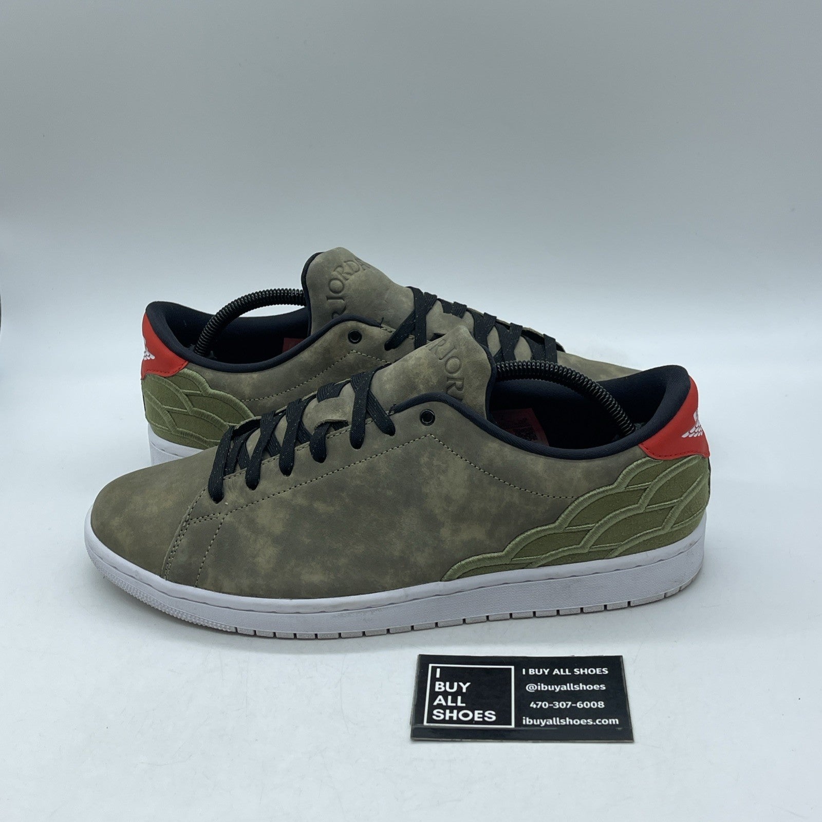 Size 11 - Air Jordan 1 Centre Court Oil Green (DJ2756-300)