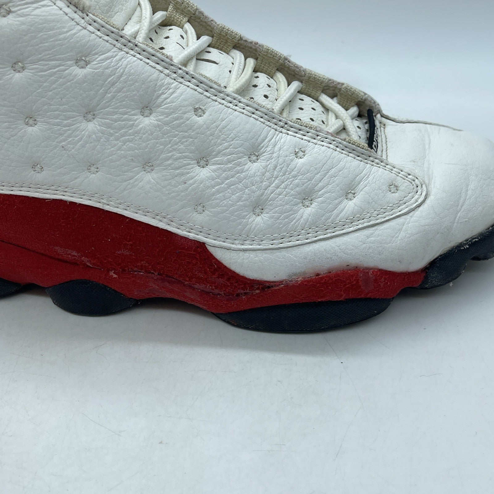 Size 11.5 - Air Jordan 13 OG 1998 Cherry Red Leather Suede Leather (136002-101)