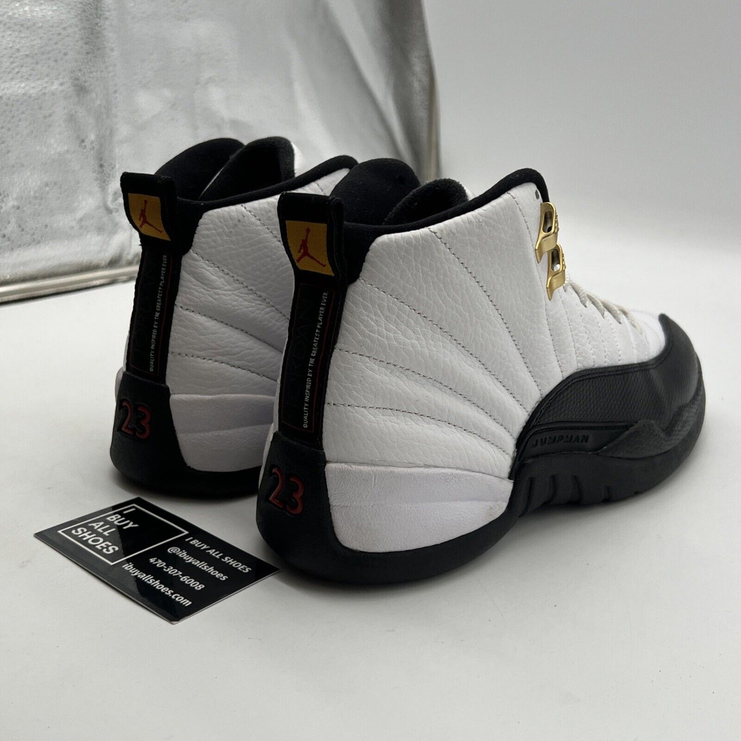 Size 8 - Air Jordan 12 Retro taxi release 2013 (130690-125)