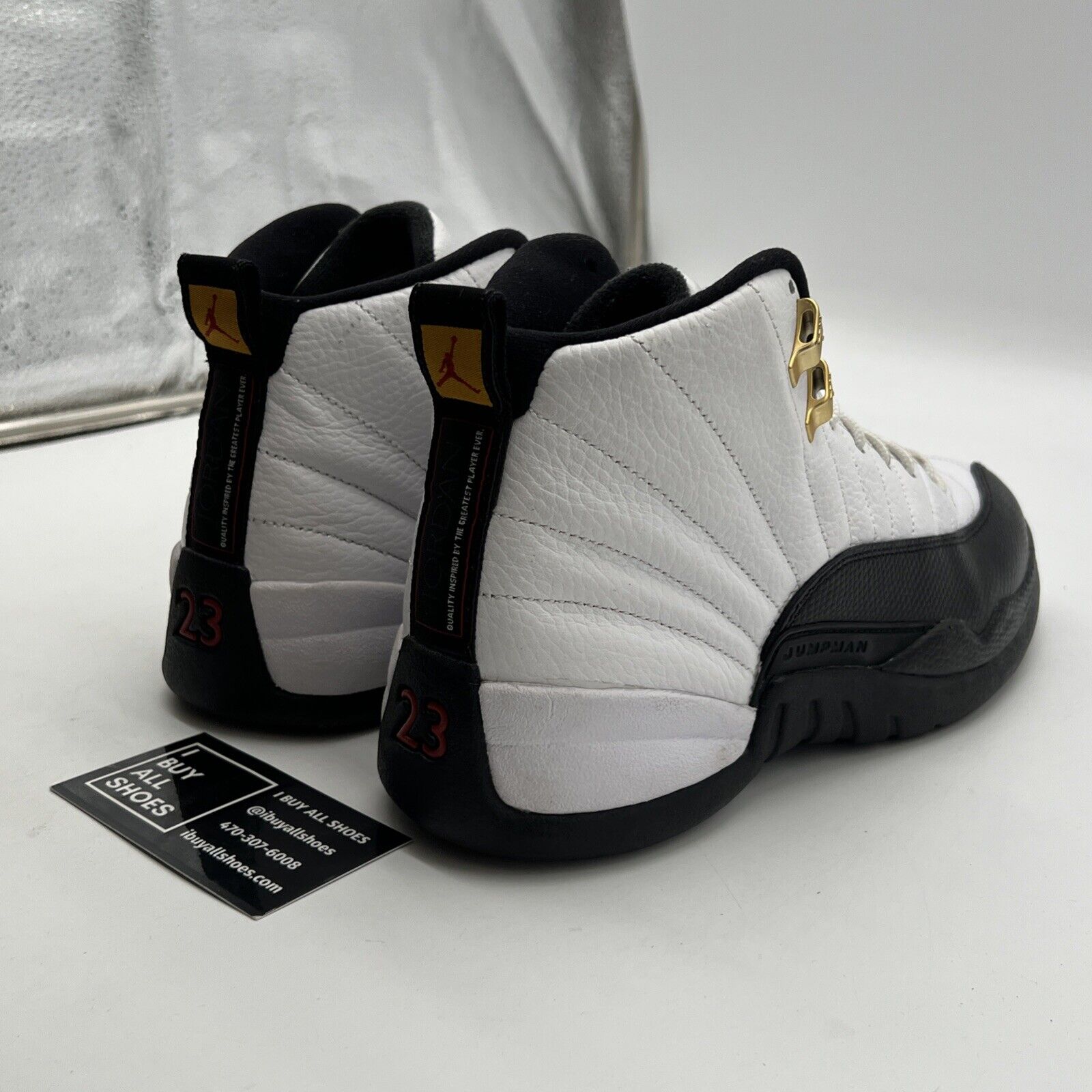 Size 8 - Air Jordan 12 Retro taxi release 2013 (130690-125)