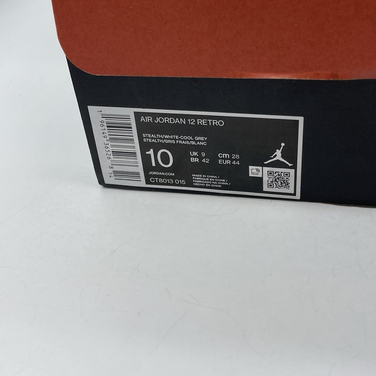 Size 10 - Air Jordan 12 Stealth 2022 (CT8013-015)