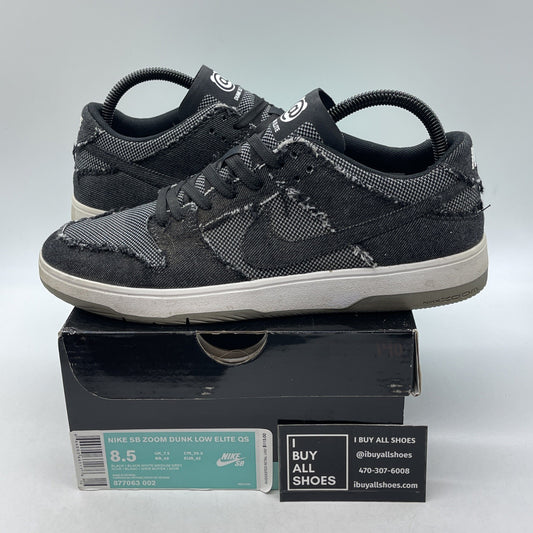 Size 8.5 - Medicom Toy x Nike SB Dunk Elite Low Black (877063-002)