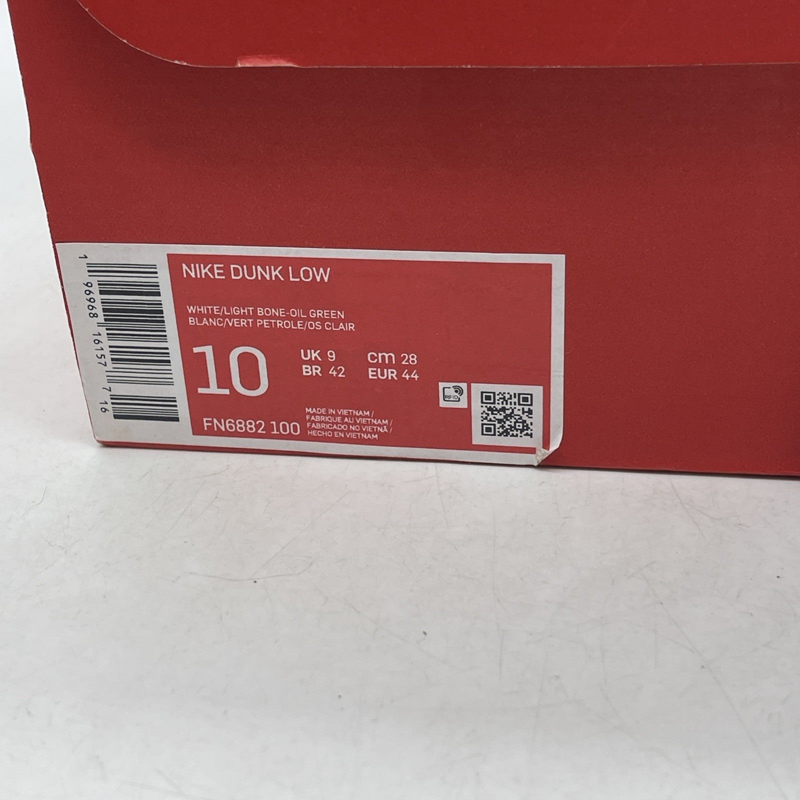 Size 10 - Nike Dunk Low Oil Green (FN6882-100)