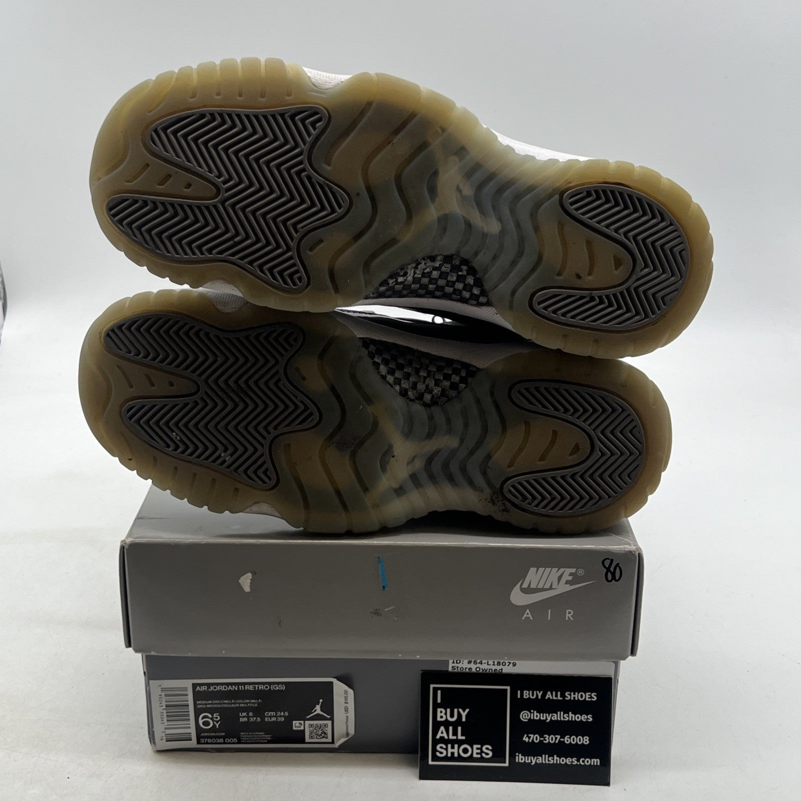 Size 6.5 - Air Jordan 11 Retro High Cool Grey (378038-005)