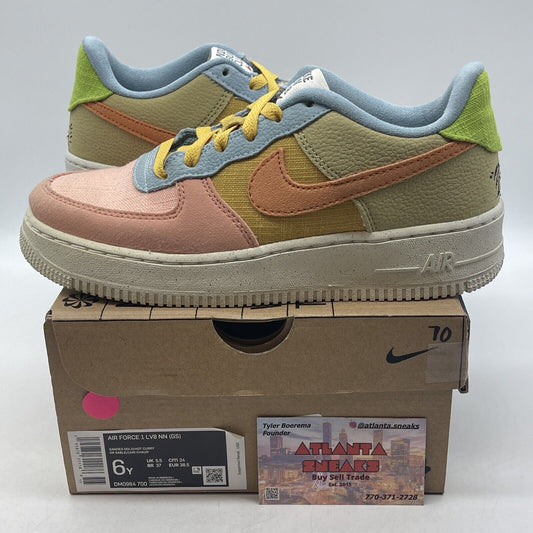 Size 6 (GS) - Nike Air Force 1 '07 LV8 Next Nature Low Multi (DM0984-700)