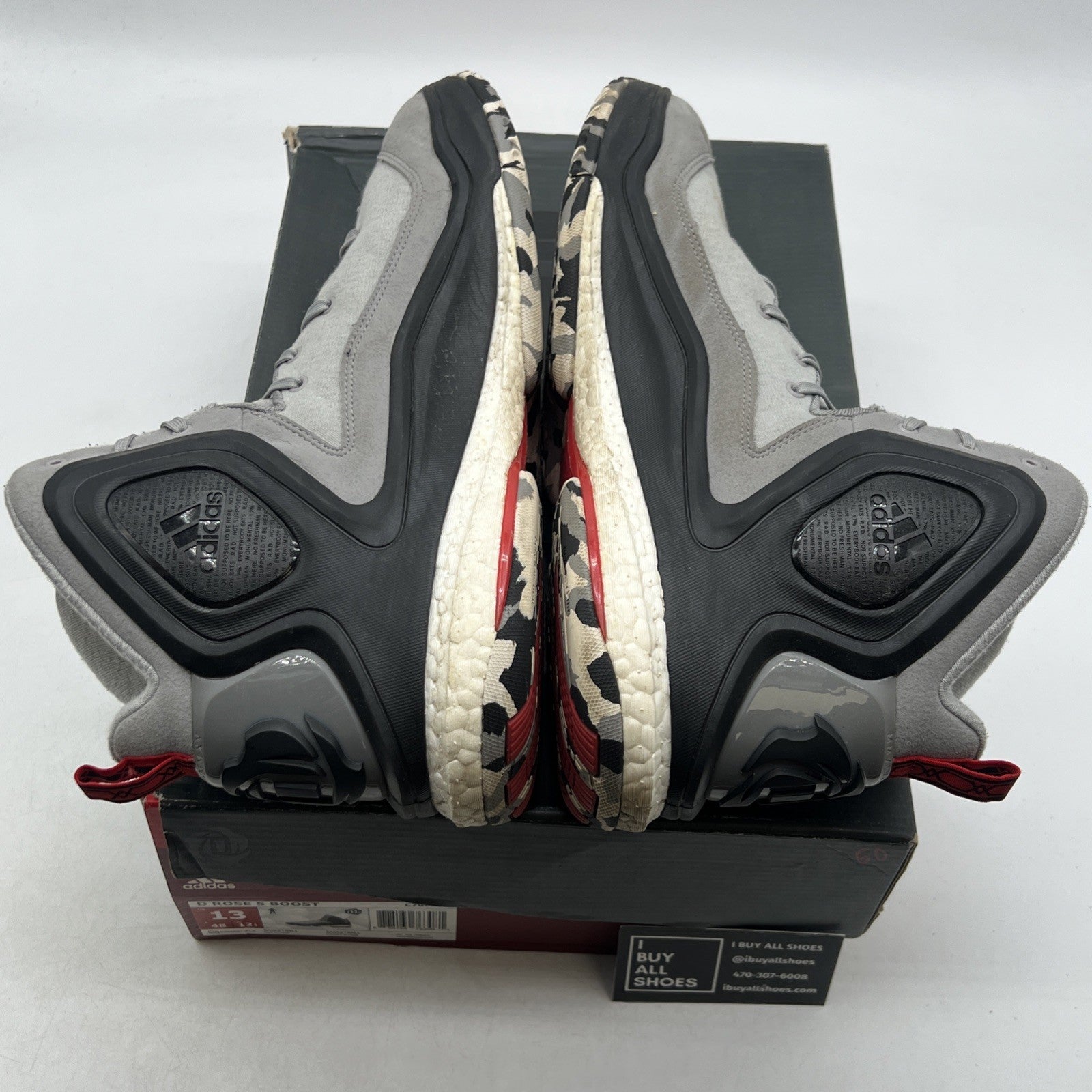 Size 13 - Adidas D Rose 5 Boost Light Onix (C76798)