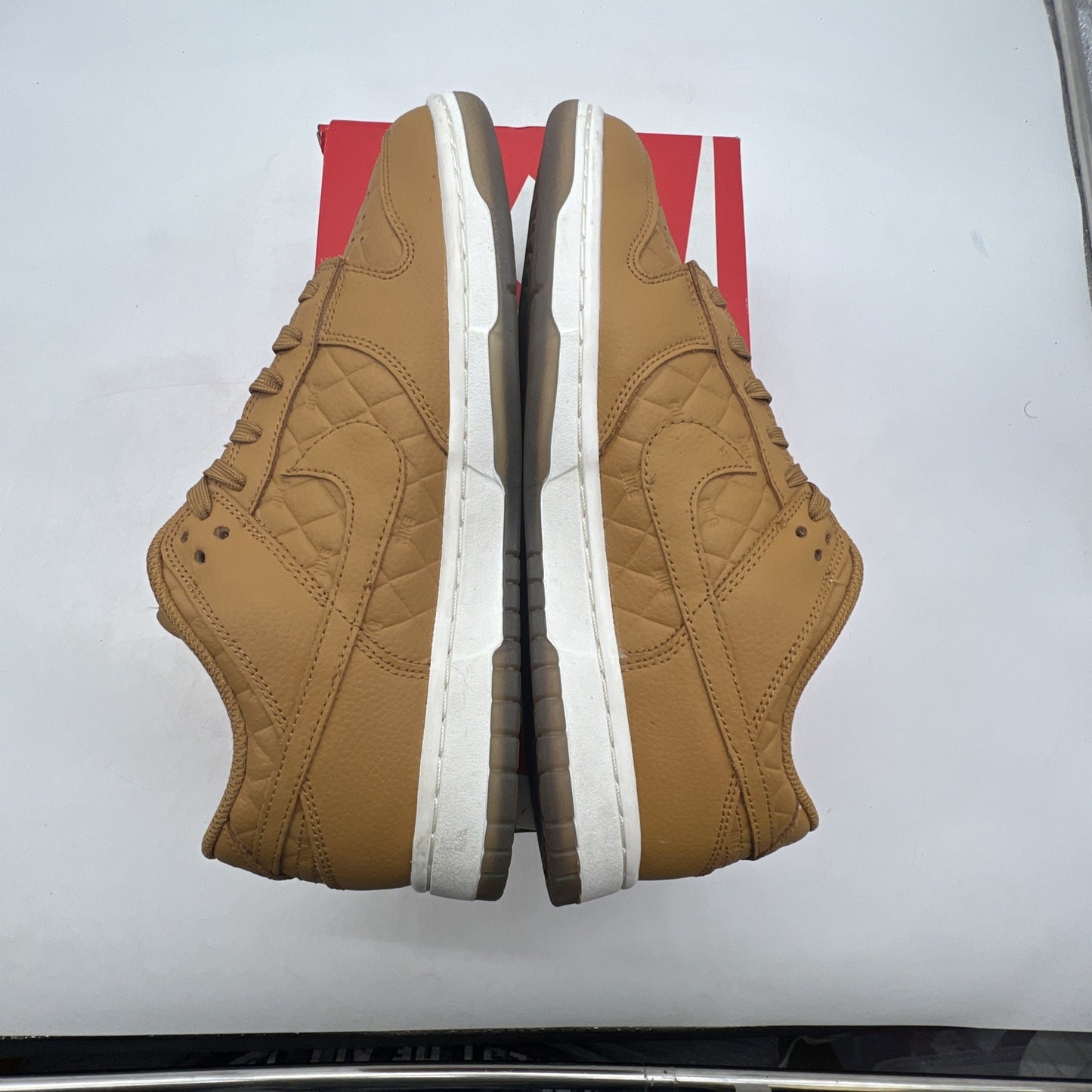 Size 10 - Nike Dunk Low Quilted Wheat W (DX3374-700)