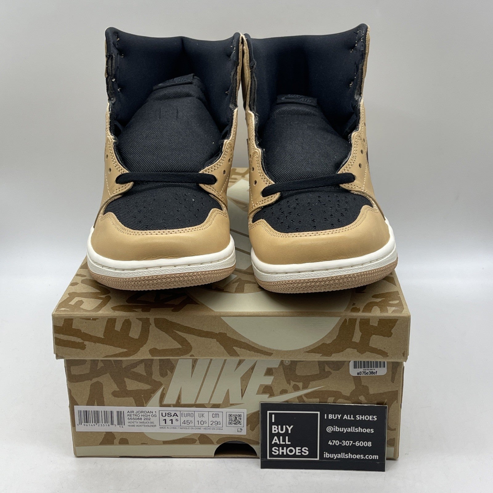 Size 11.5 - Air Jordan 1 Retro High OG Heirloom 2022 (555088-202)
