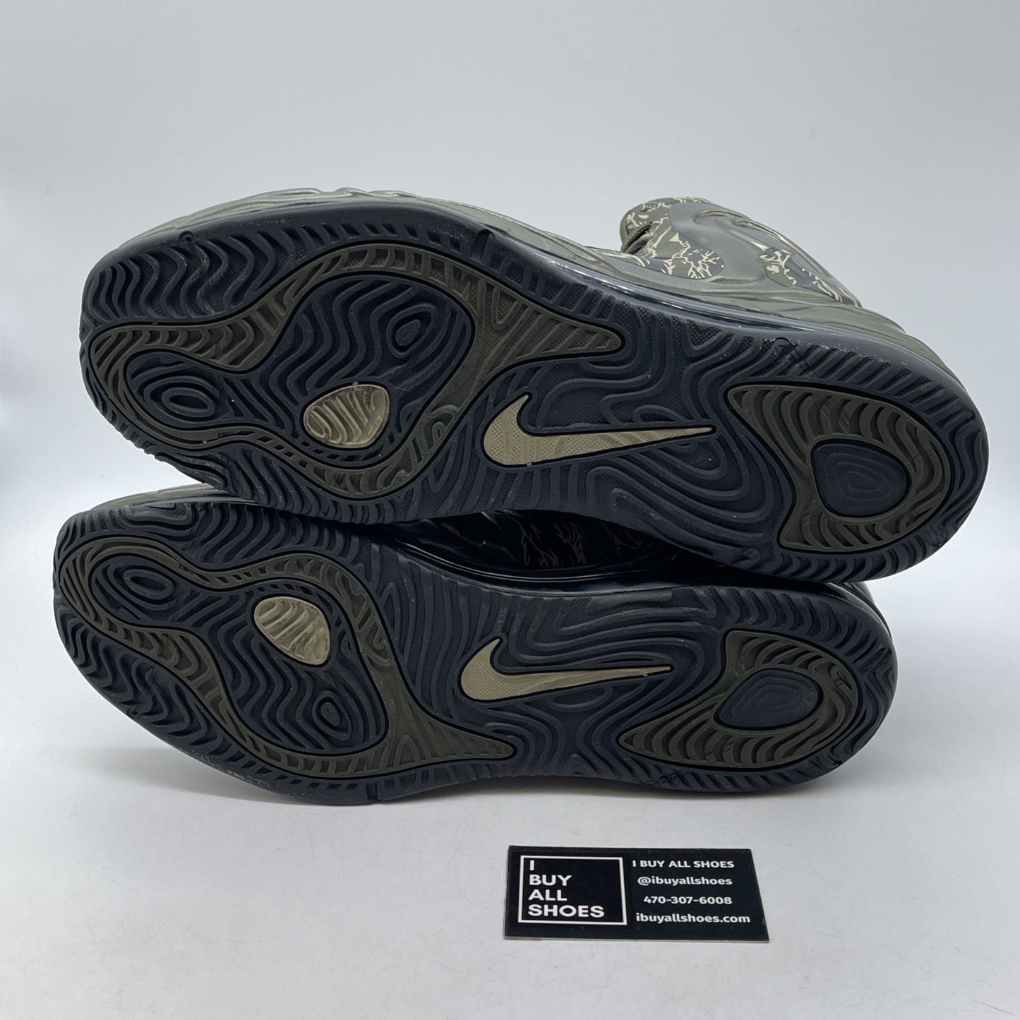 Size 13 - Nike Air Max Hyperposite Tiger Camo Green Black Leather (524862-300)