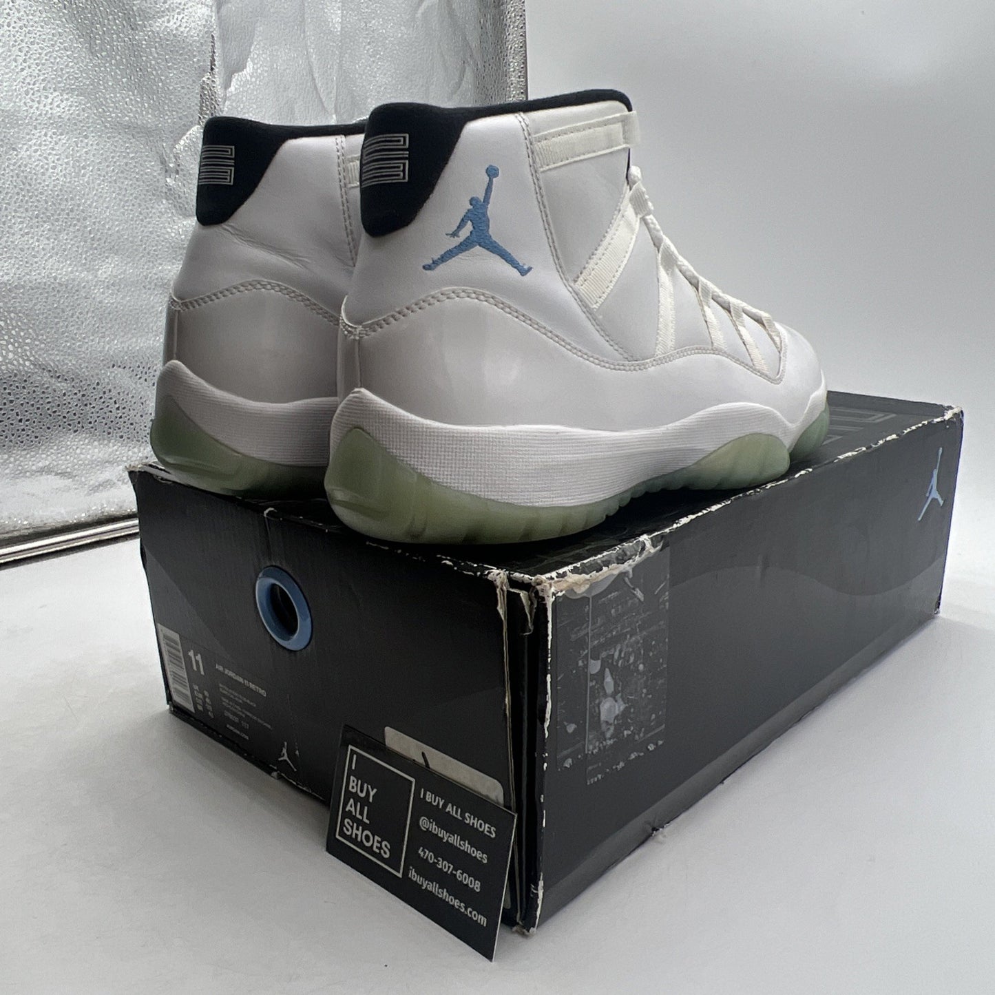 Size 11 - Air Jordan 11 Retro High Legend Blue (378037-117)