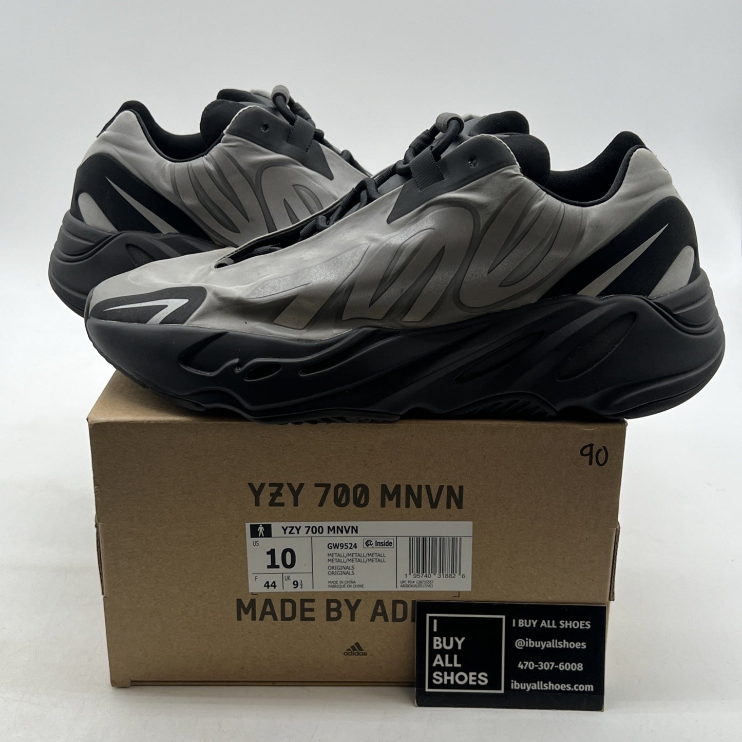 Size 10 - adidas Yeezy Boost 700 MNVN Metallic (GW9524)