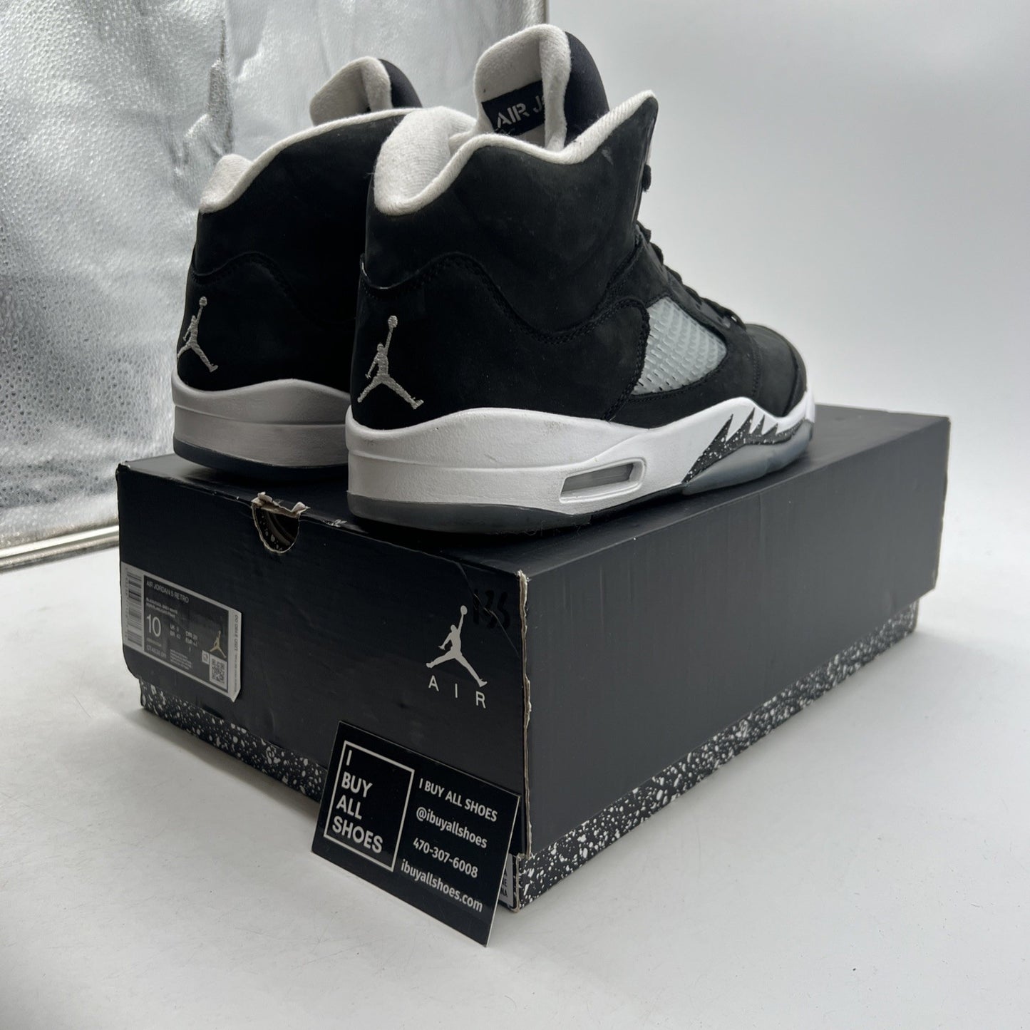 Size 10 - Air Jordan 5 Retro Mid Oreo (CT4838-011)