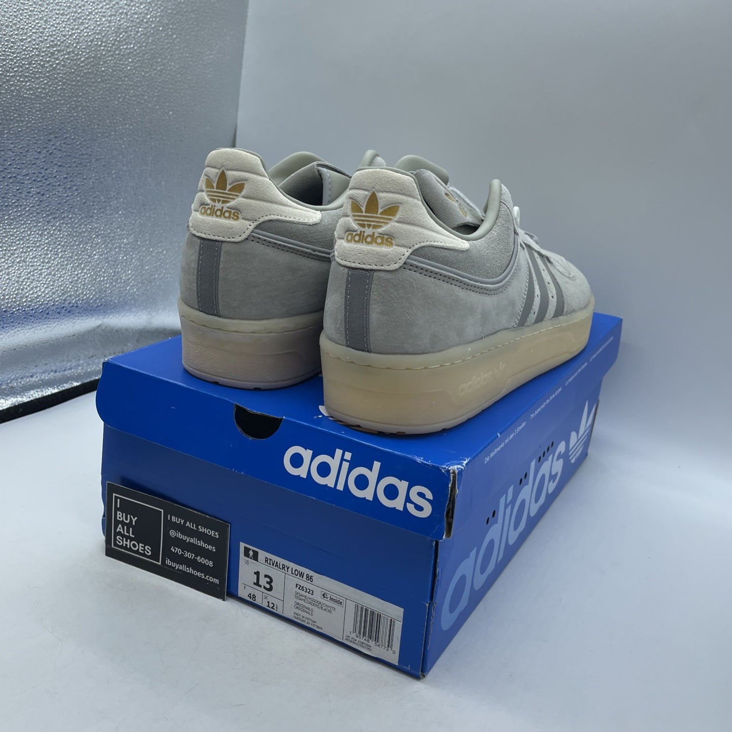 Size 13 - Adidas Rivalry 86 Low Sesame (FZ6323)