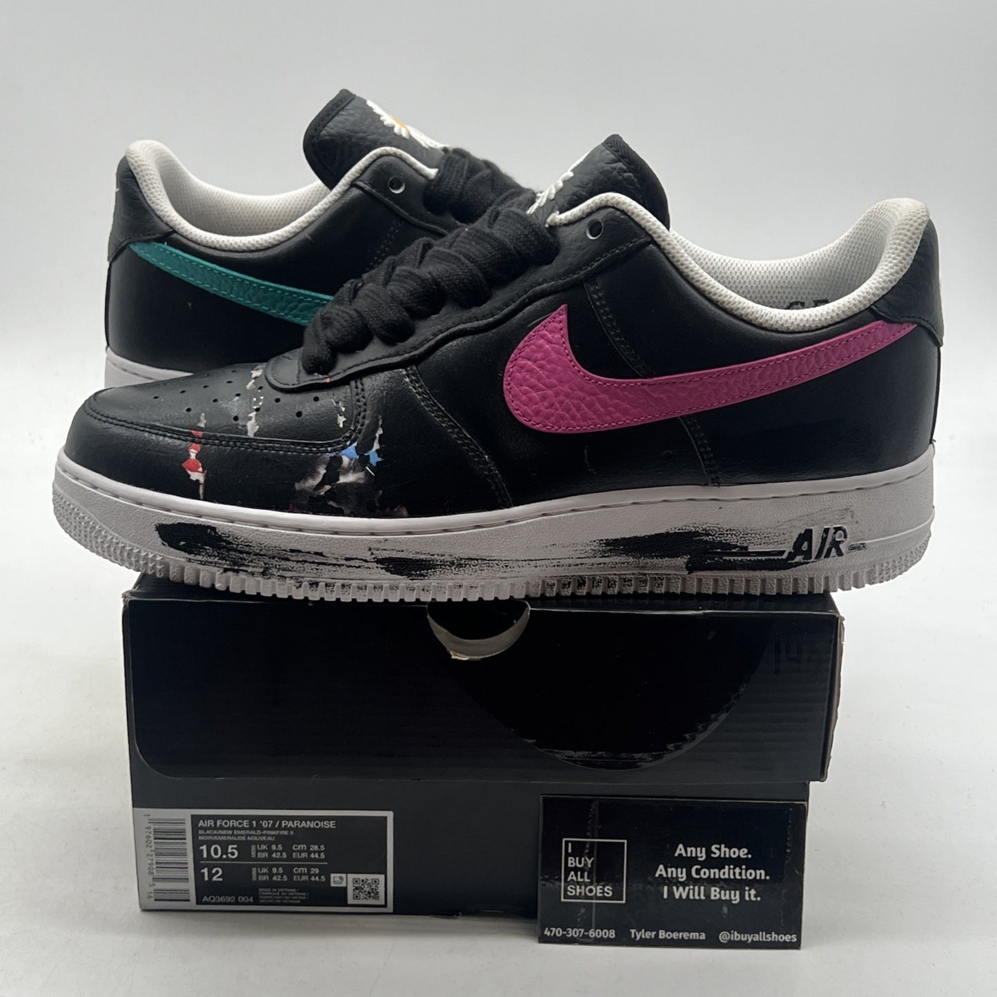 Size 10.5 - Nike G-Dragon x Air Force 1 '07 Para-Noise 3.0 (AQ3692-004)