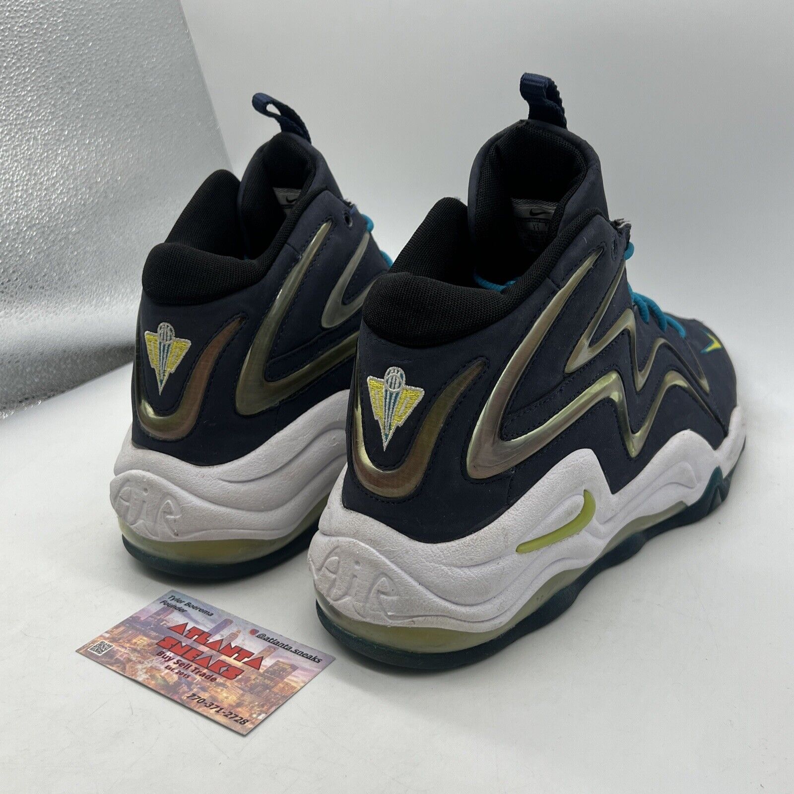 Size 12 - Nike Air Pippen Midnight Navy White Blue Suede (325001-400)