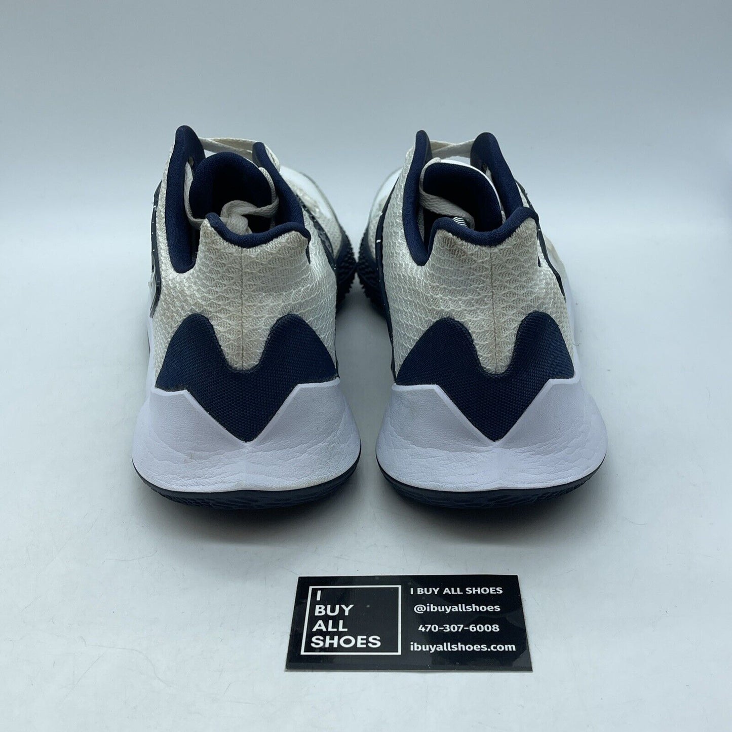 Size 12 - Nike Kyrie 2 TB Low College Navy Blue White Suede Leather (CN9827-110)