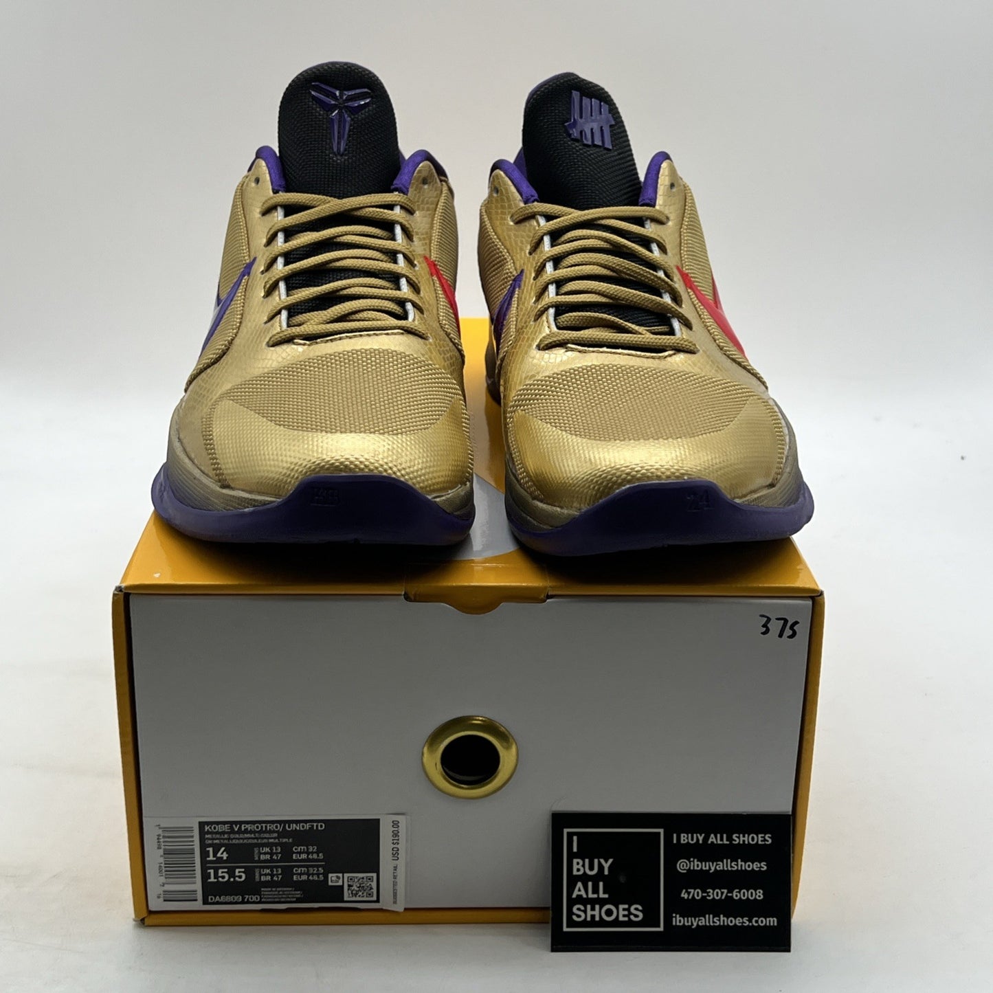 Size 14 - Nike Zoom Kobe 5 Protro x Undefeated Hall Of Fame (DA6809-700)