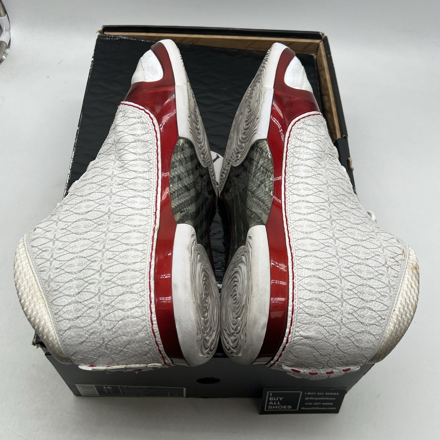 Size 16 - Air Jordan 23 OG White Varsity Red (318376-161)