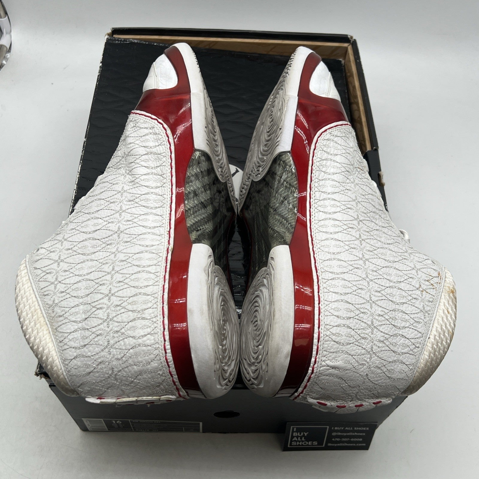Size 16 - Air Jordan 23 OG White Varsity Red (318376-161)