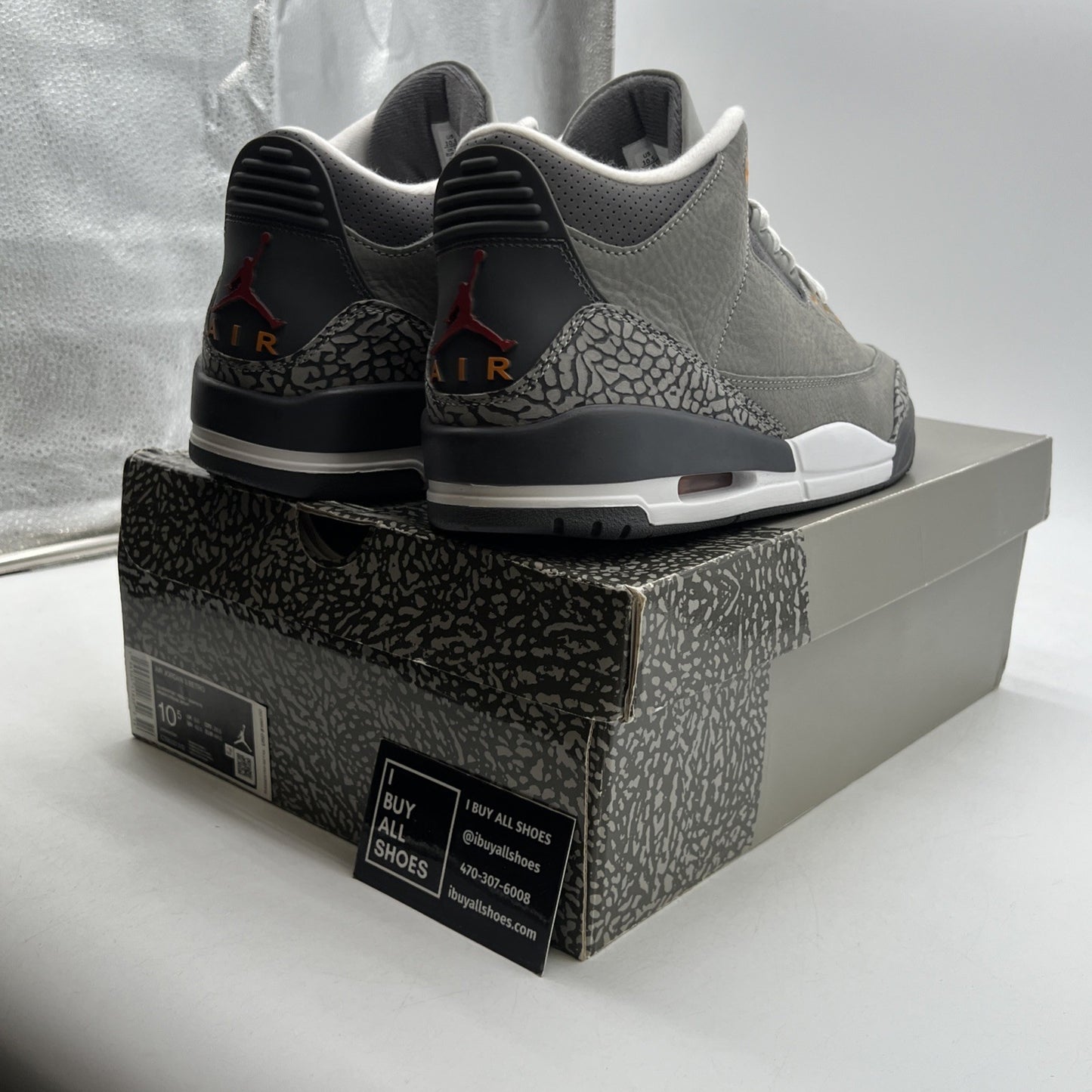 Size 10.5 - Air Jordan 3 Retro Mid Cool Grey (CT8532-012)
