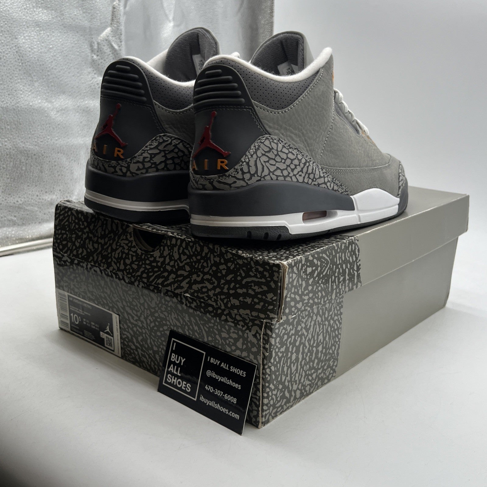 Size 10.5 - Air Jordan 3 Retro Mid Cool Grey (CT8532-012)