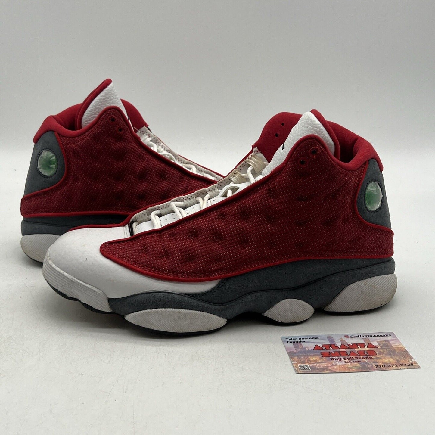 Size 10 - Jordan 13 Red/White - Leather Grey Suede (DJ5982-600)