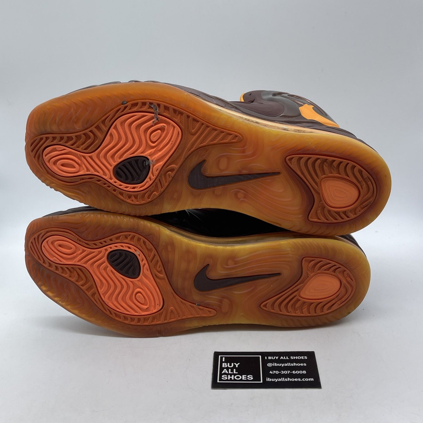 Size 13 - Nike Air Max Hyperposite Brown Orange Leather (524862-200)