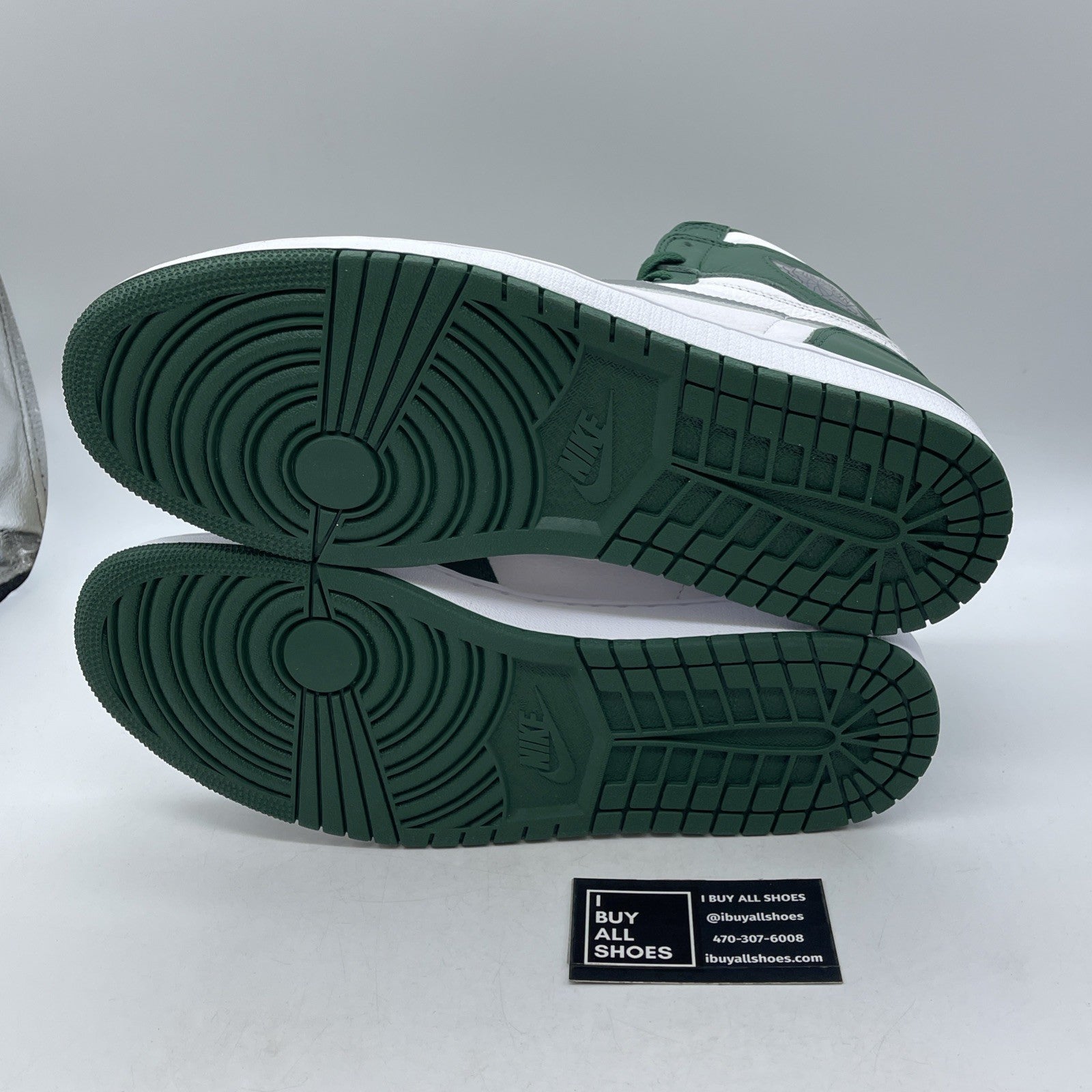 Size 13 - Air Jordan 1 Retro OG High Gorge Green White Silver (DZ5485-303)