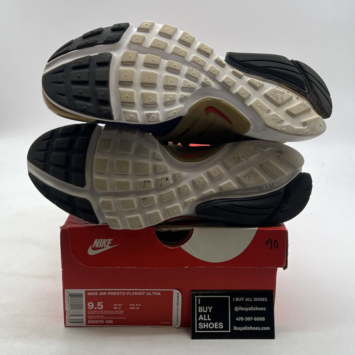 Size 9.5 - Nike Air Presto Ultra Flyknit Olympic (835570-406)