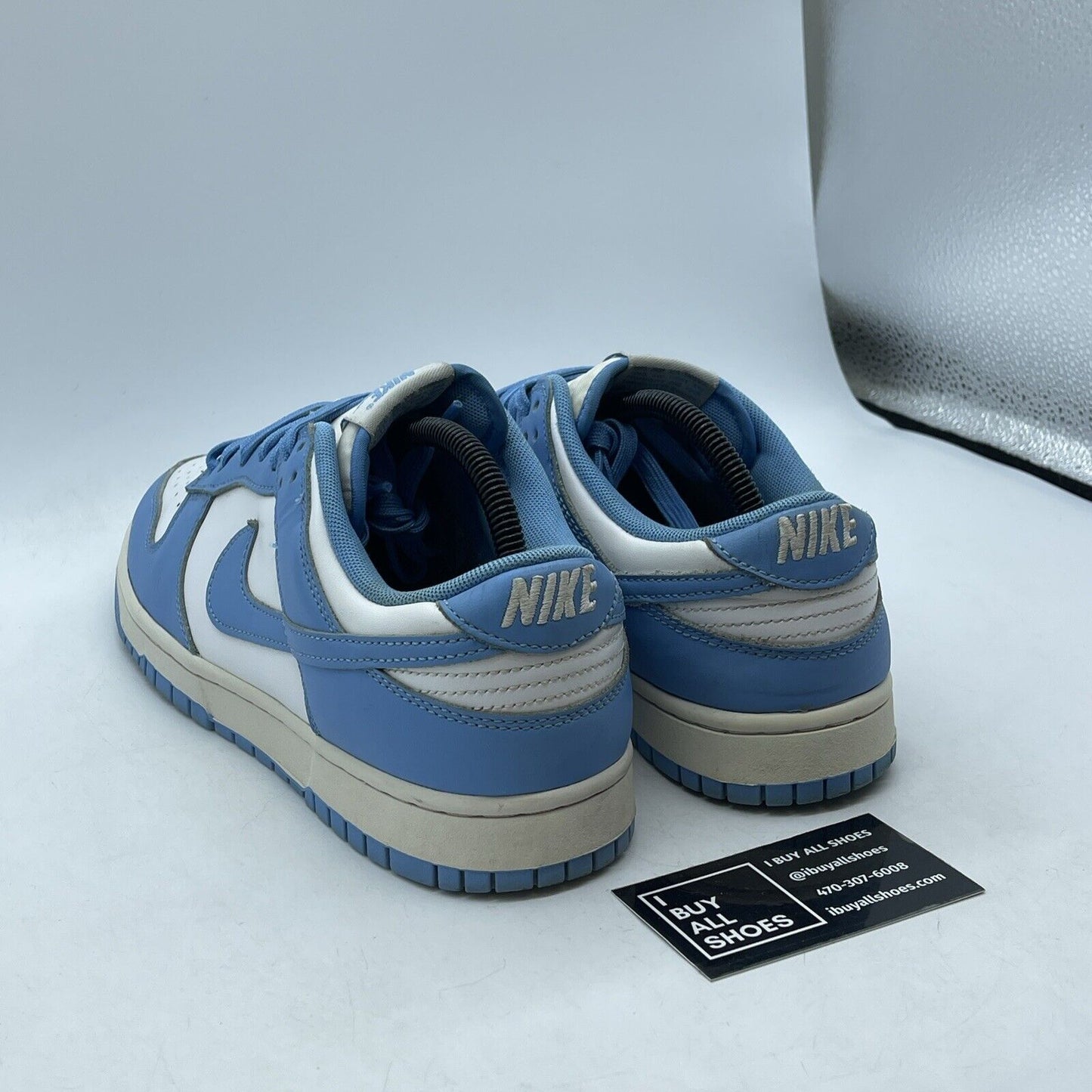 Size 9 - Nike Dunk Low University Blue White Suede Leather (DD1391-102)
