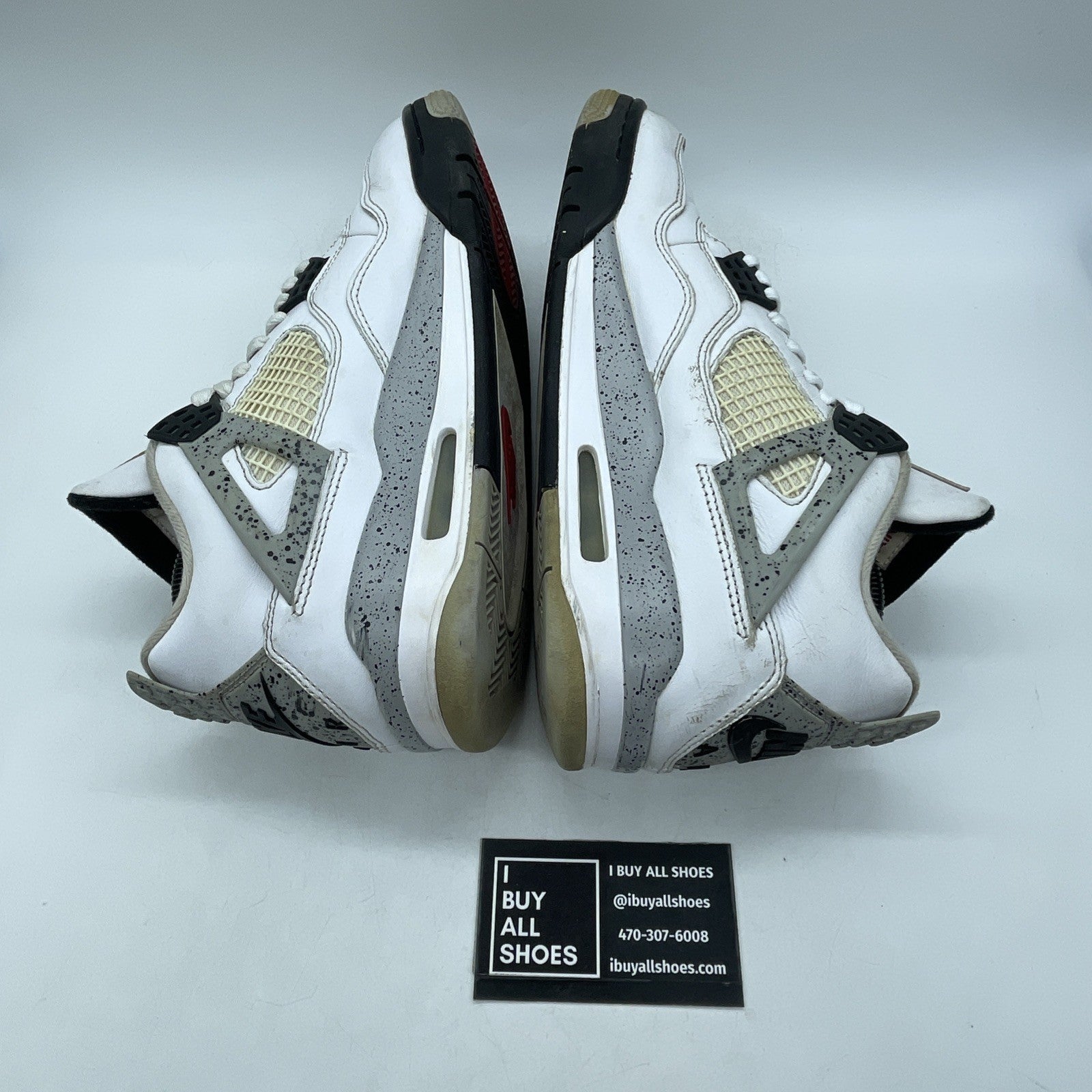 Size 8.5 - Air Jordan 4 Retro OG Mid White Cement (840606-192)