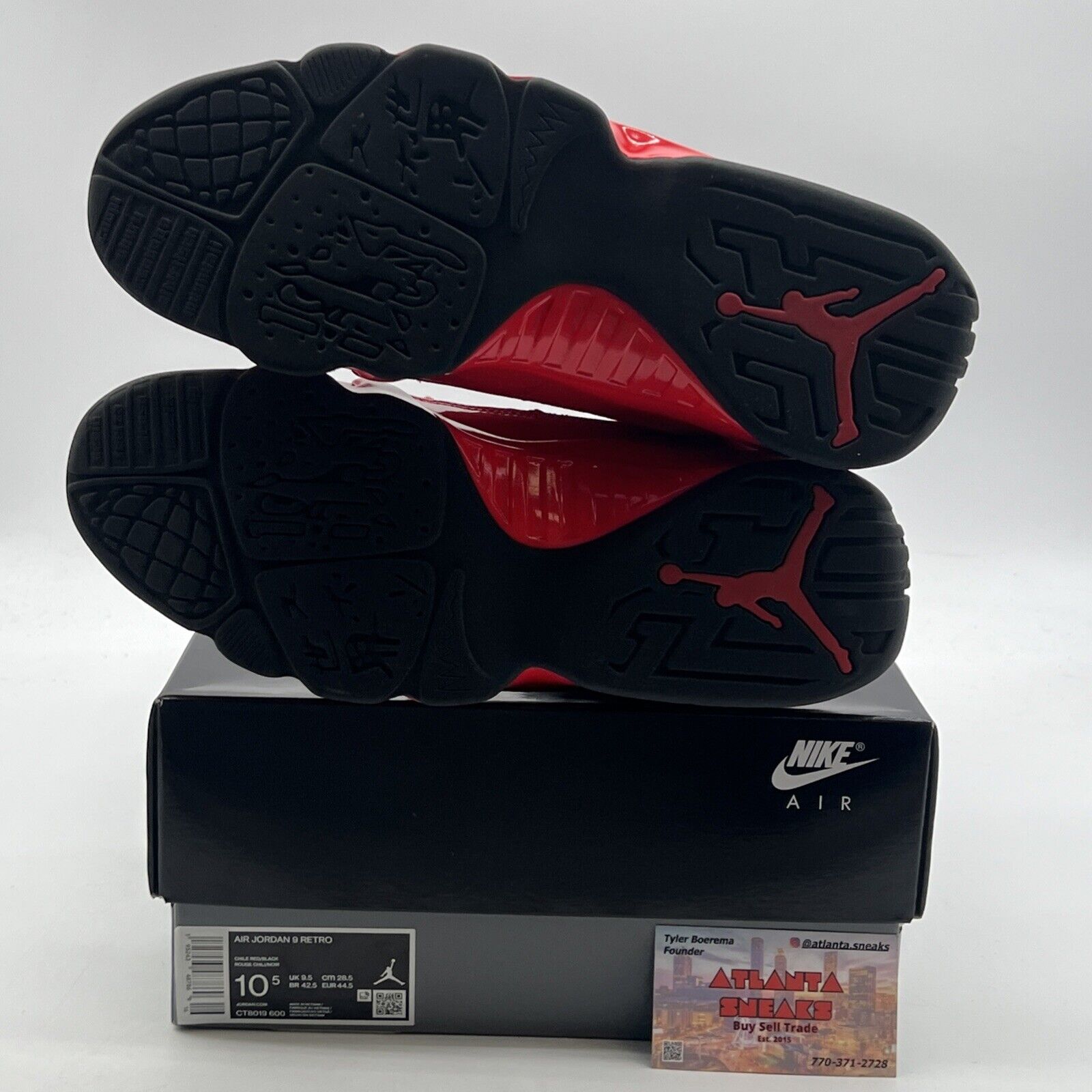 Size 10.5 - Air Jordan 9 Chile Red (CT8019-600)
