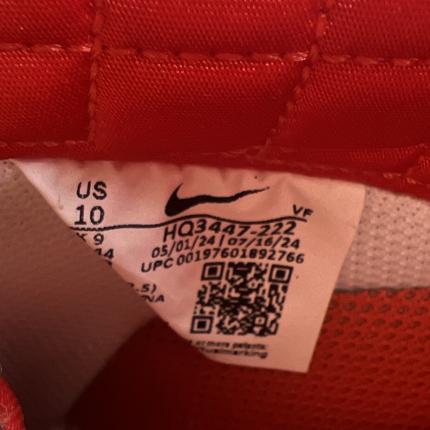 Size 10 - Nike Air Force 1 '07 Light British Tan Cacao Wow (HQ3447-222)
