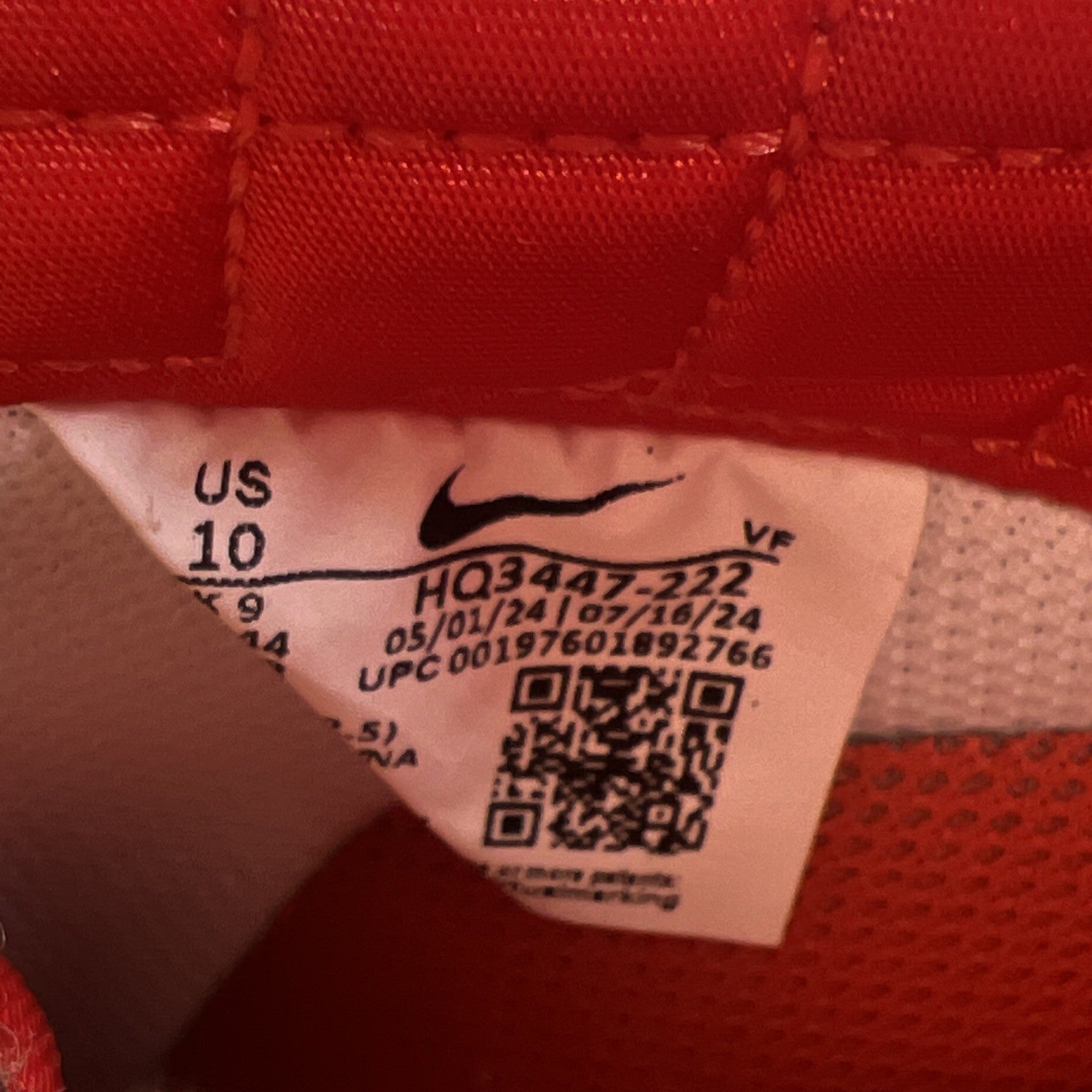 Size 10 - Nike Air Force 1 '07 Light British Tan Cacao Wow (HQ3447-222)