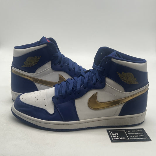 Size 15 - Air Jordan 1 Retro High Gold Medal (332550-406)