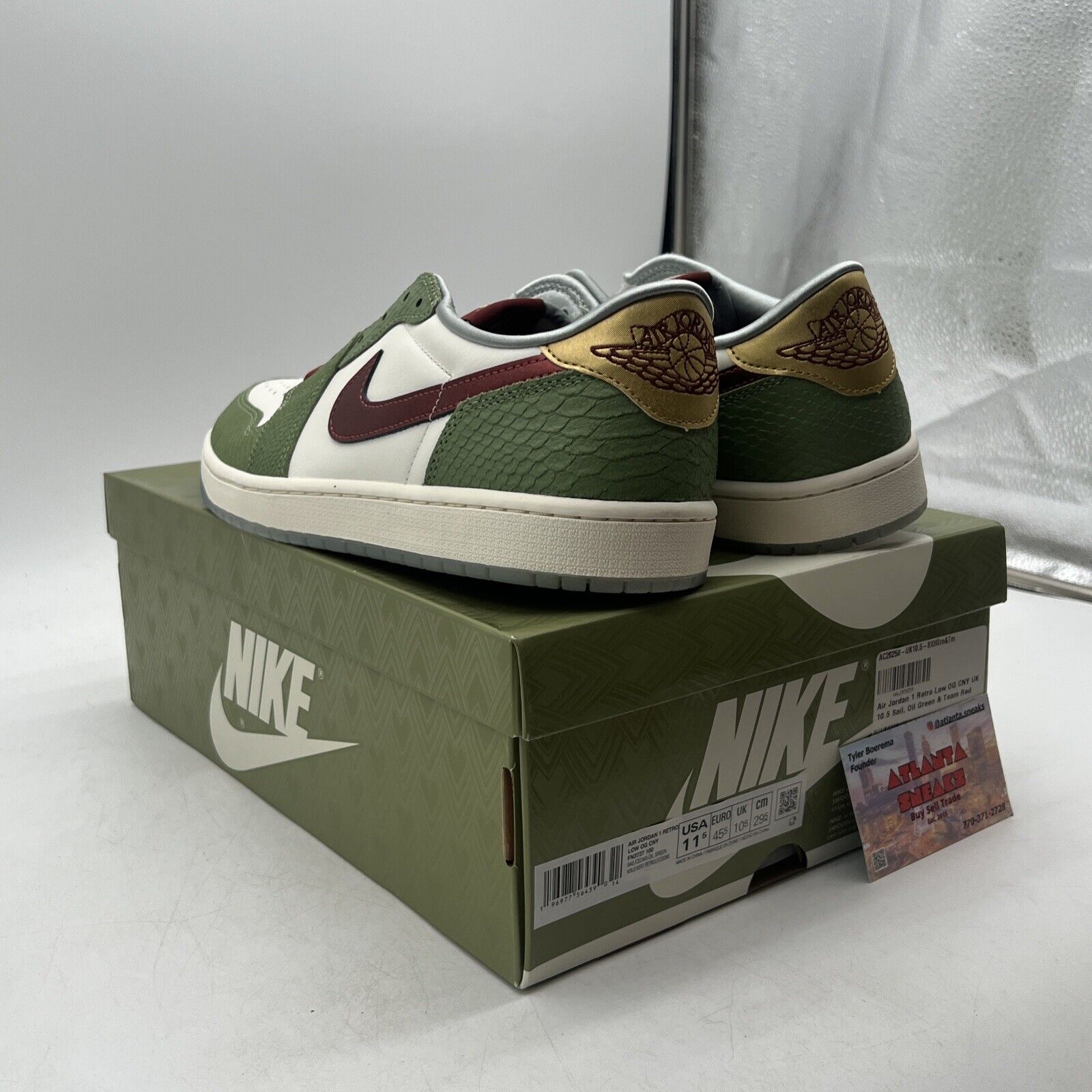 Size 11.5 - Air Jordan 1 Retro OG Low Year of the Dragon (FN3727-100)