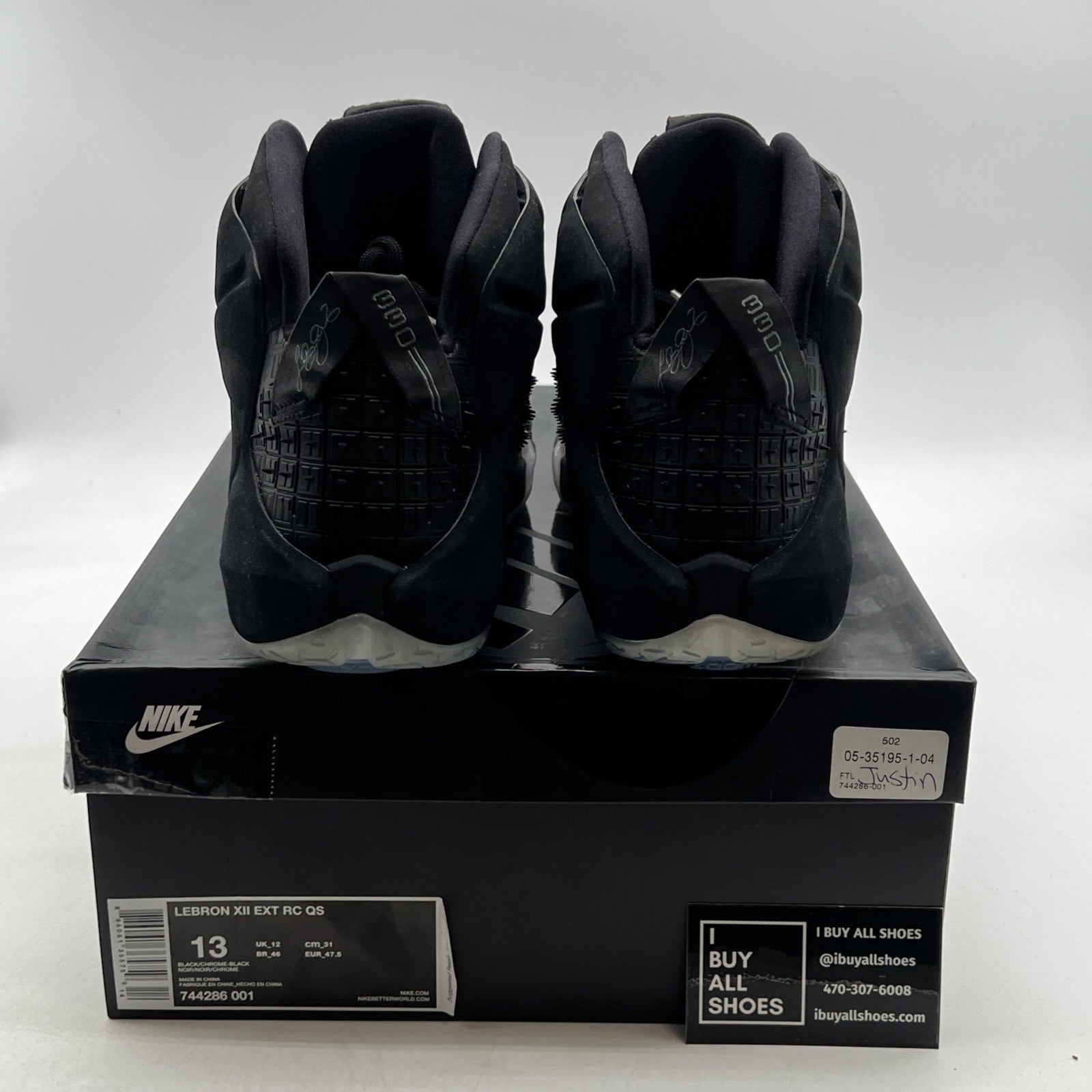 Size 13 - Nike LeBron 12 EXT Rubber City (744286-001)