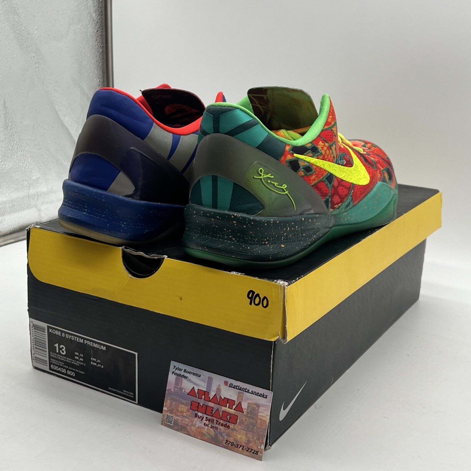 Size 13 - Nike Kobe 8 Premium What The Kobe (635438-800)