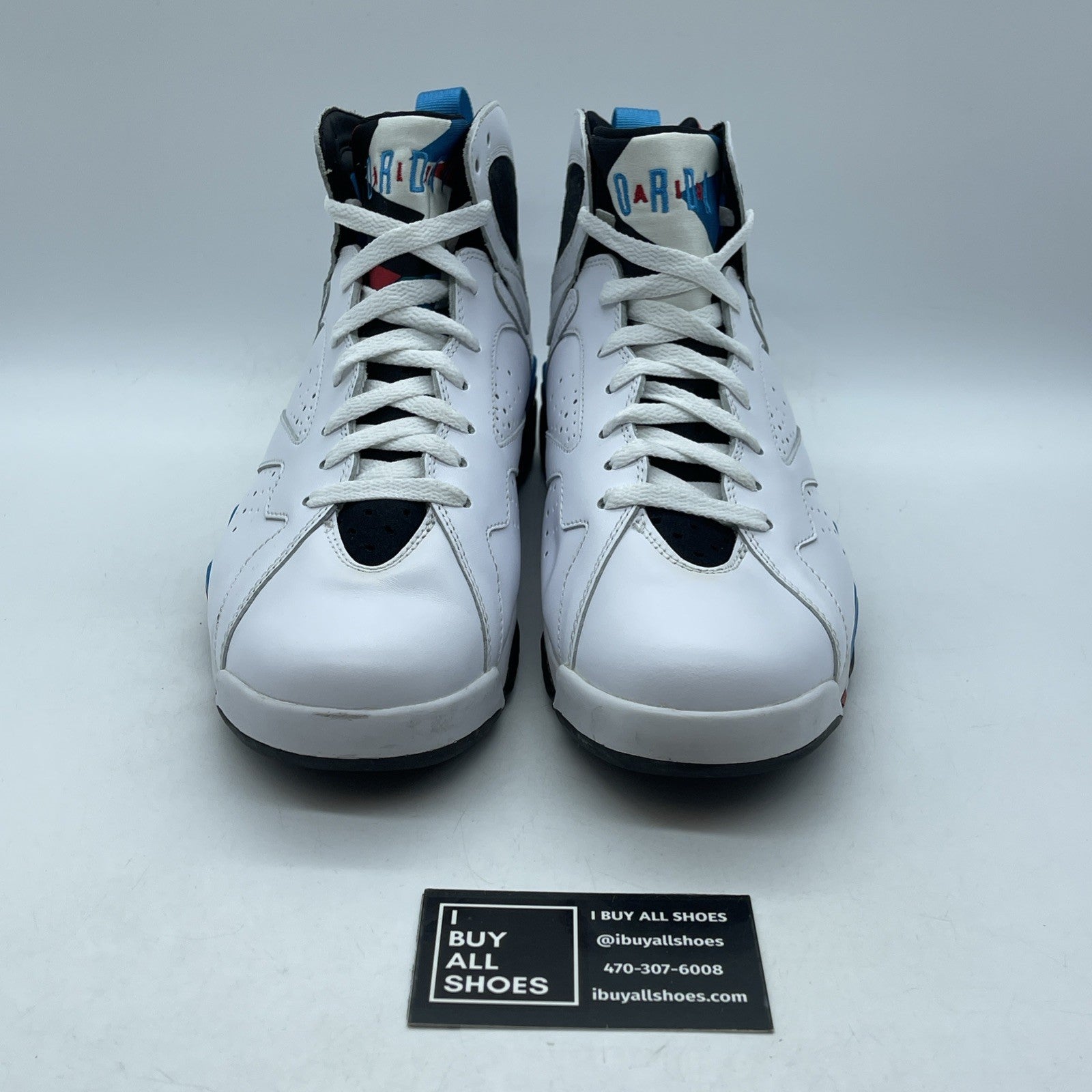 Size 9 - Air Jordan 7 Retro Orion White Black Suede (304775-105)