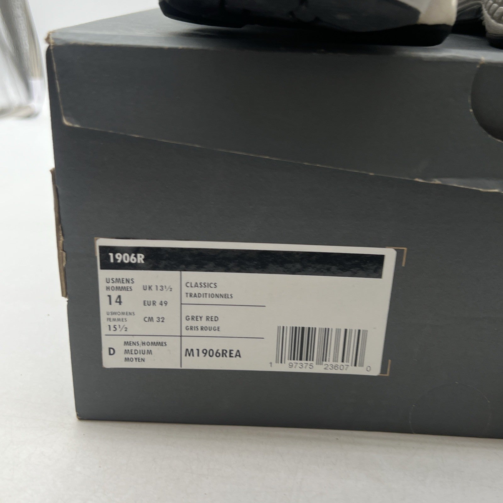 Size 14 - New Balance 1906R Silver Classic Crimson (M1906REA)