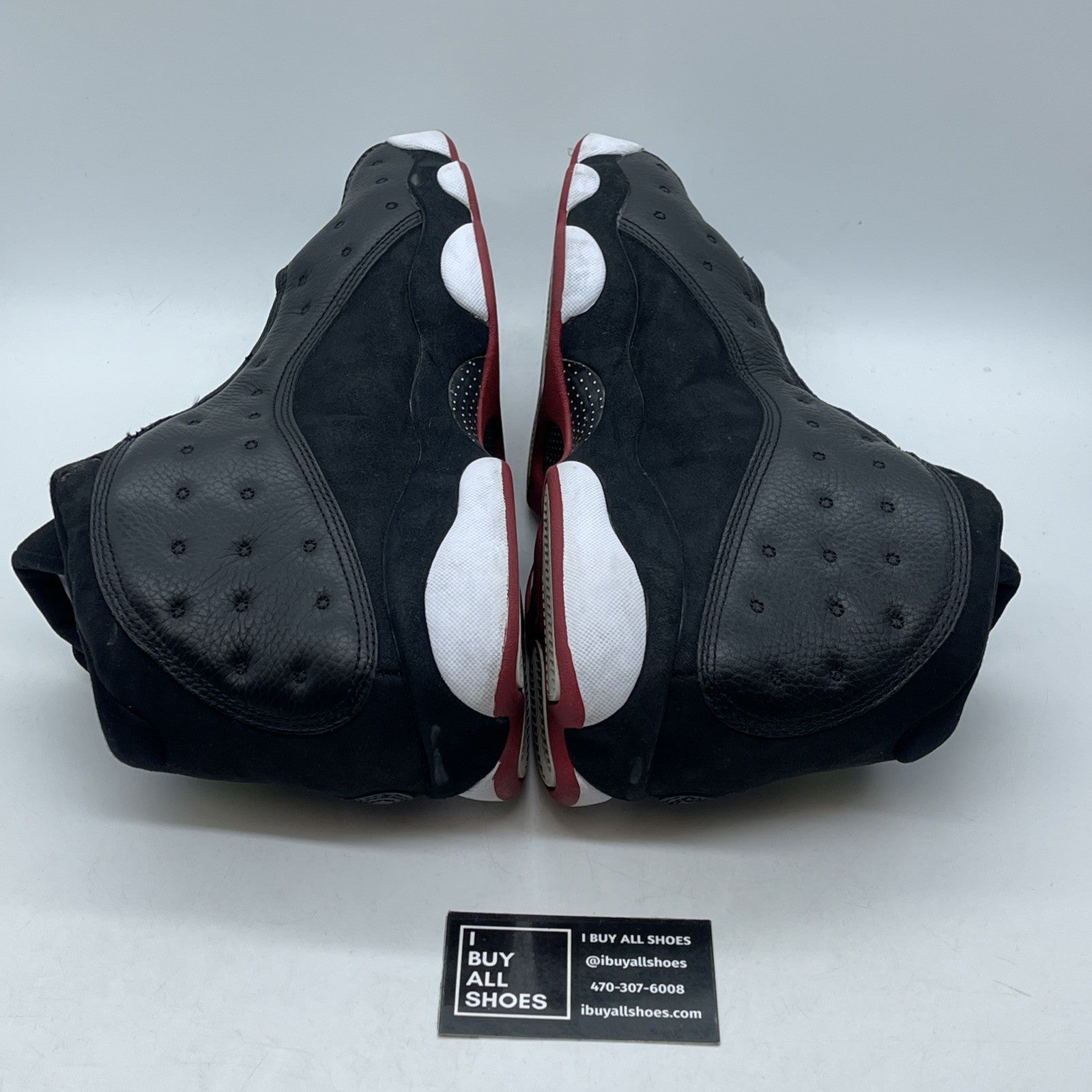 Size 13 - Air Jordan 13 Retro 2011 Playoff Black Suede Leather (414571-001)