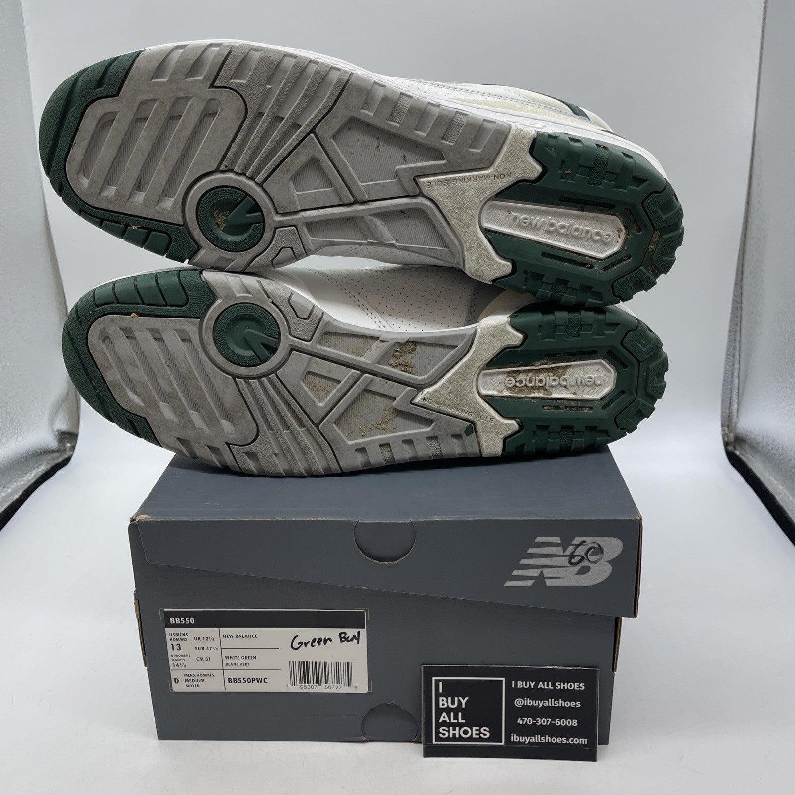 Size 13 - New Balance 550 Nightwatch Green (BB550PWC)