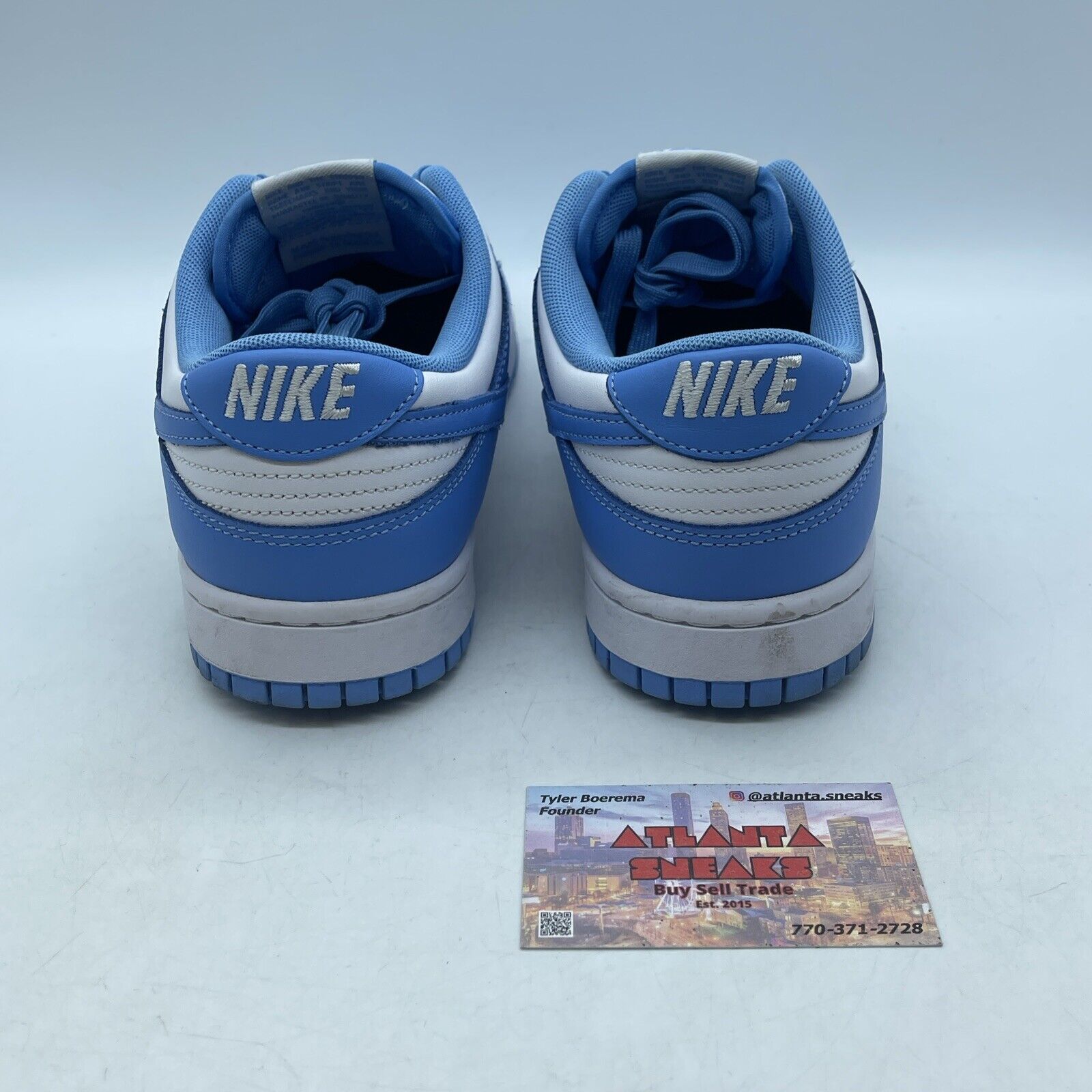 Size 10.5 - Nike Dunk Low University Blue White Leather (DD1391-102)