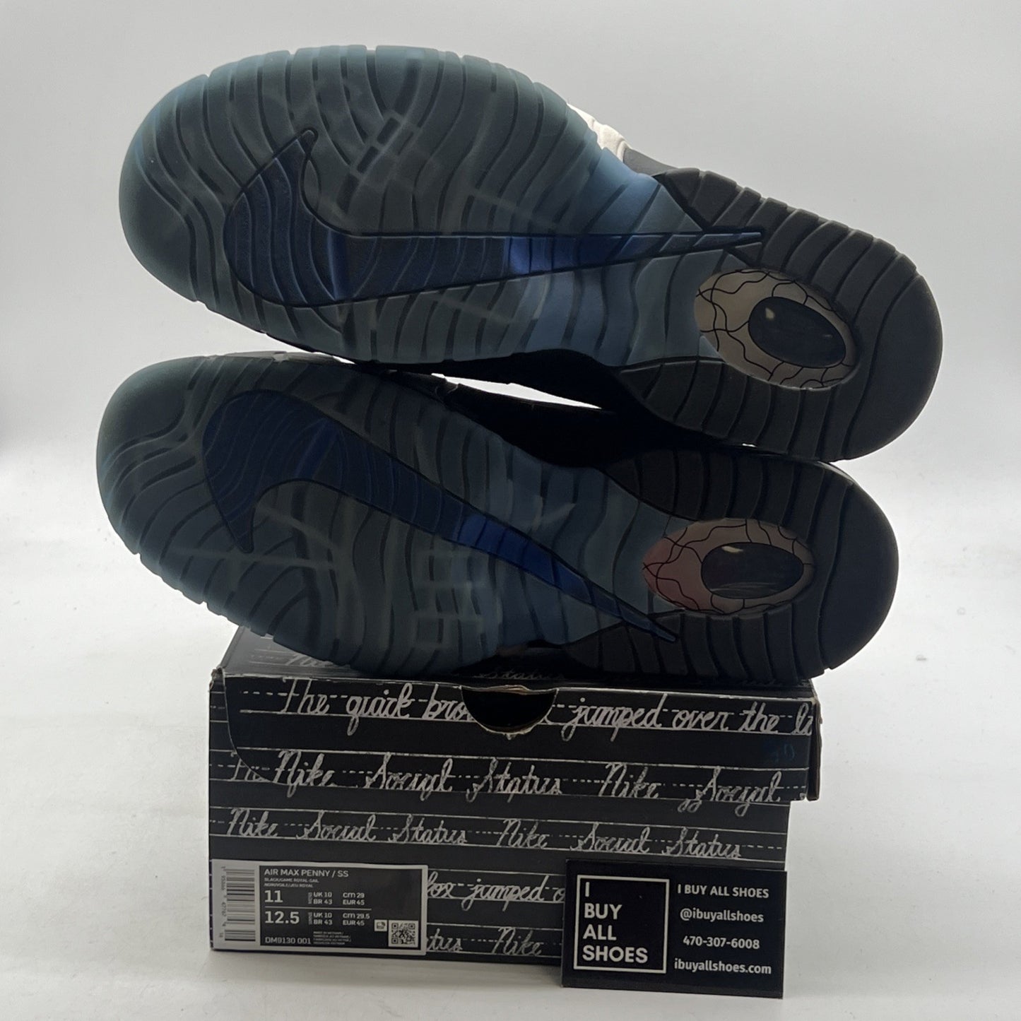 Size 11 - Nike Social Status x Air Max Penny 1 Recess - Black (DM9130-001)