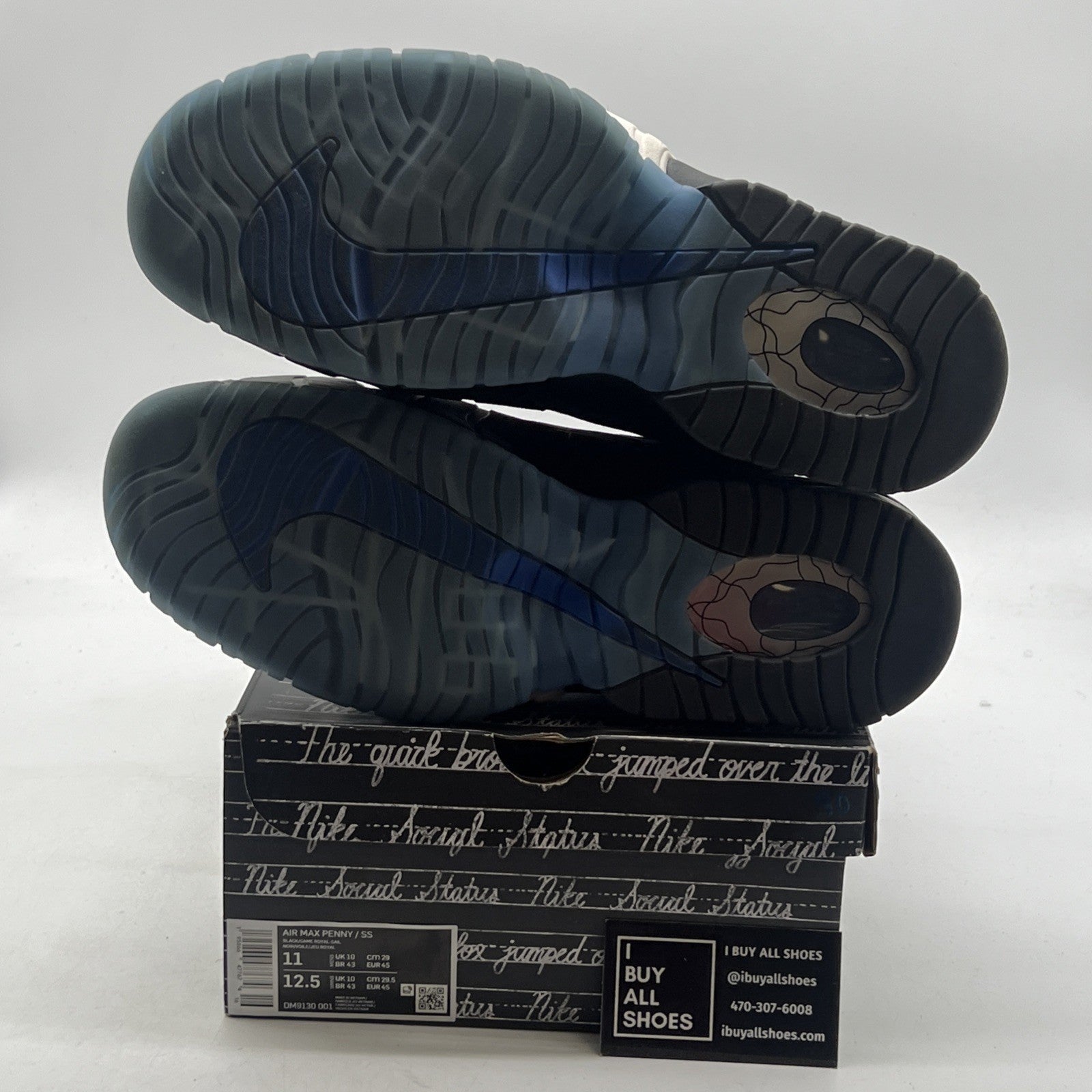 Size 11 - Nike Social Status x Air Max Penny 1 Recess - Black (DM9130-001)